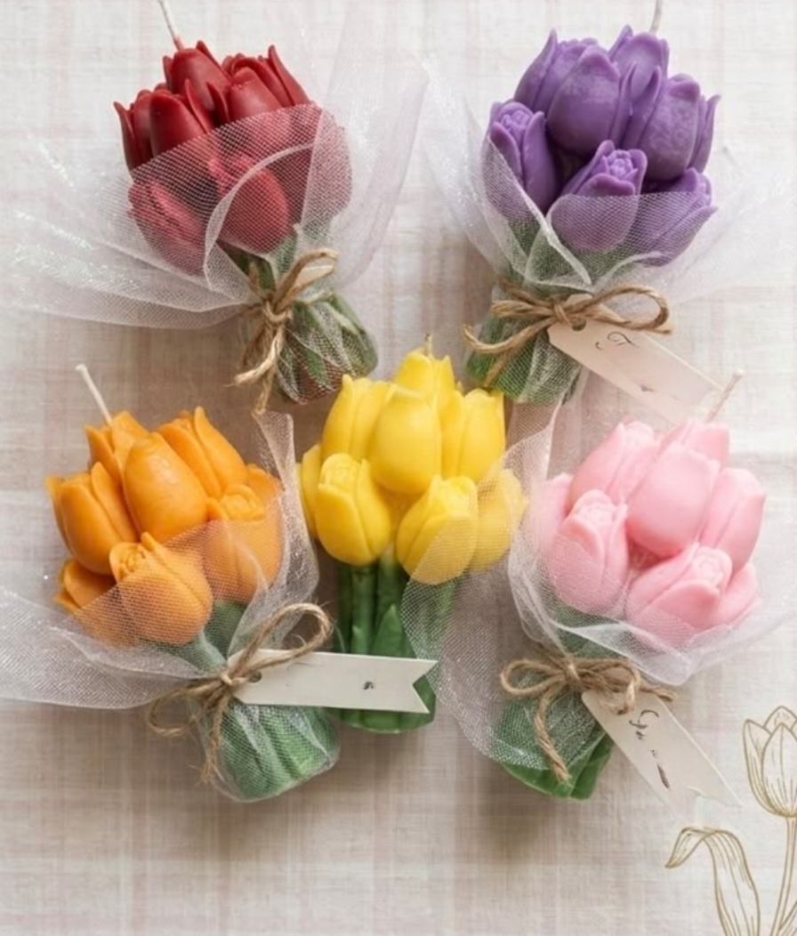 Vela Ramo tulipanes - Image 1