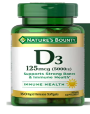 Vitamina D3 Nature's Bounty - Image 1