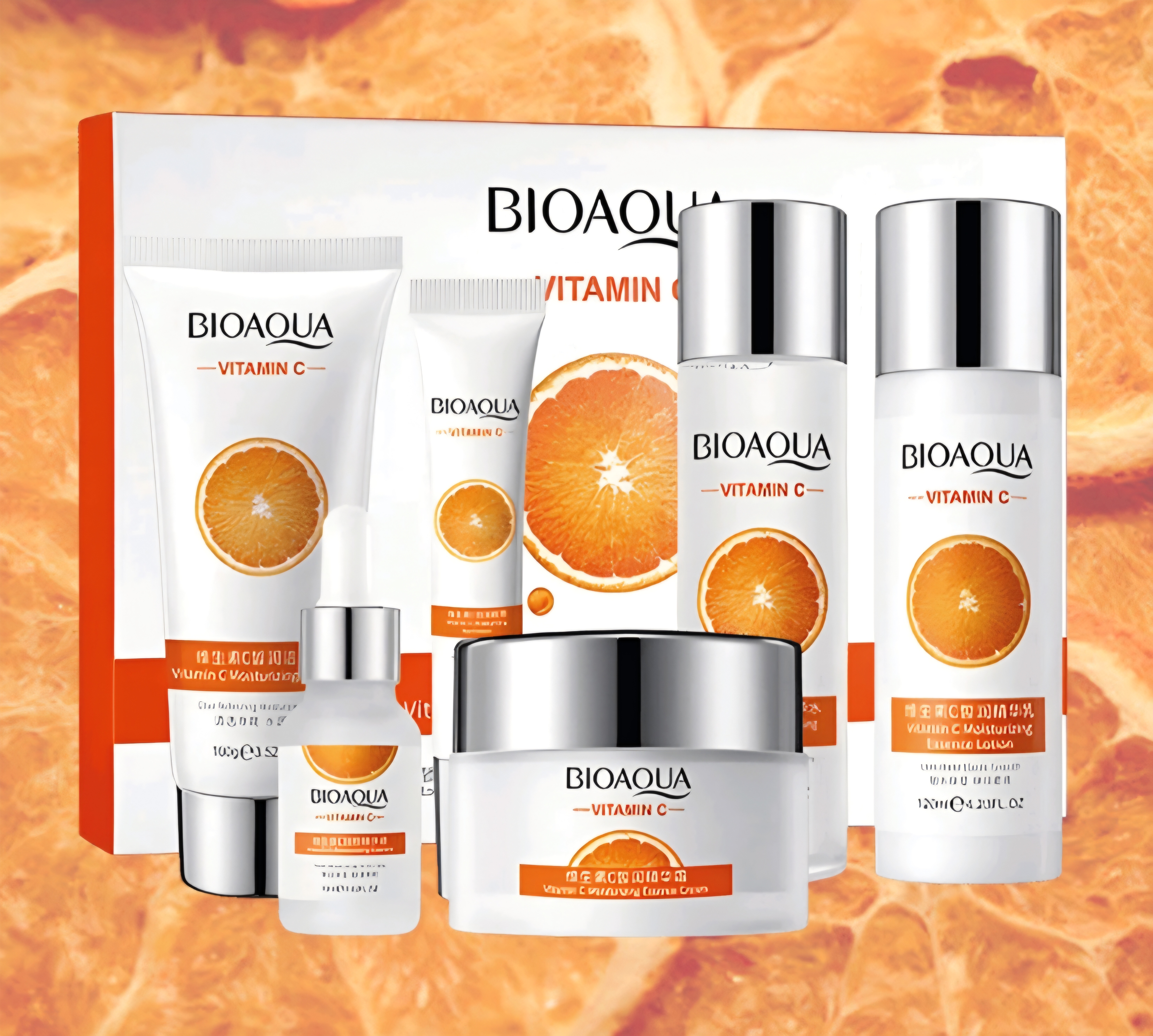 Kit de Lujo Facial Vitamina C Bioaqua - Image 1