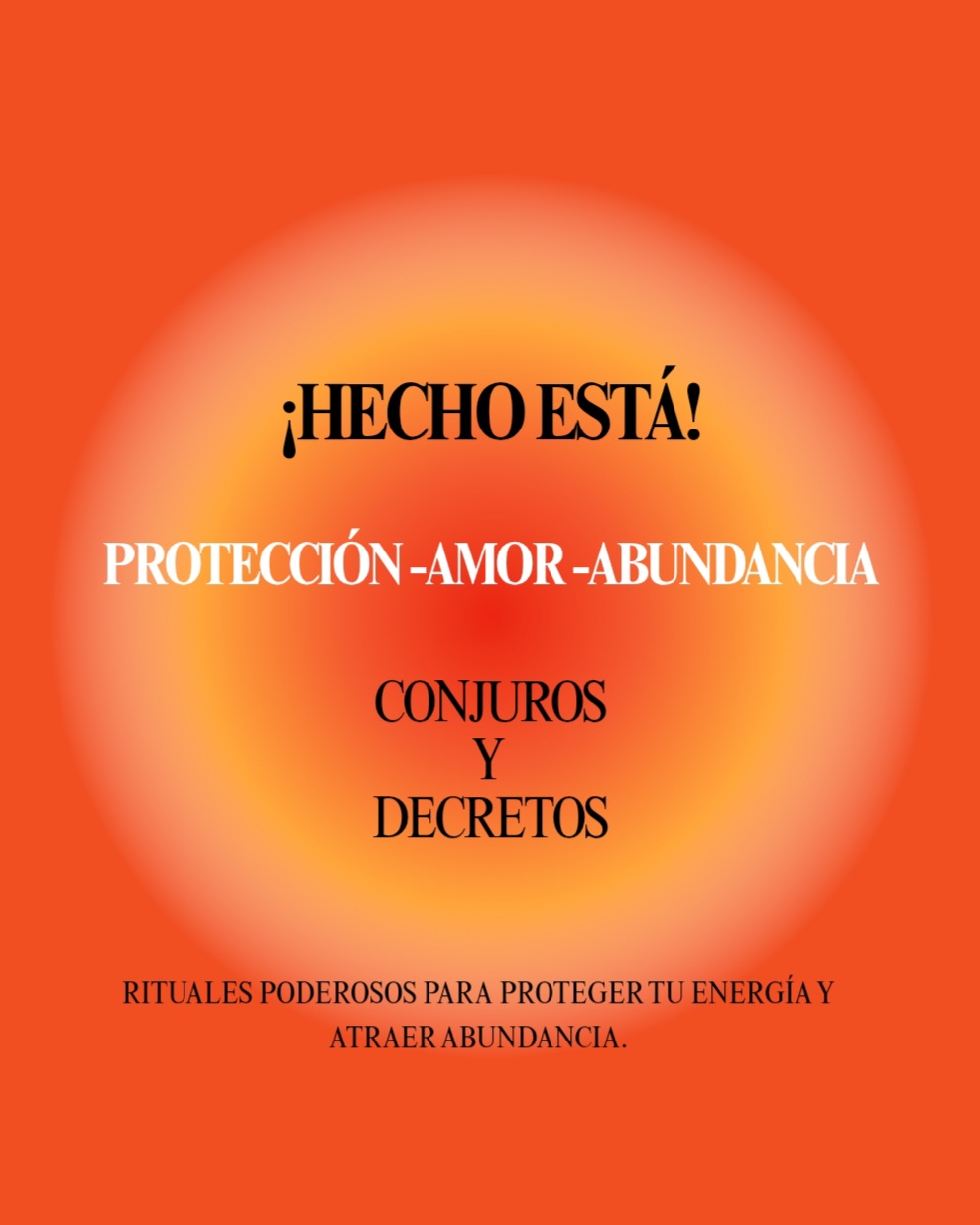 Exclusivo/¡Echo Esta! Conjuros y Decretos - Image 1