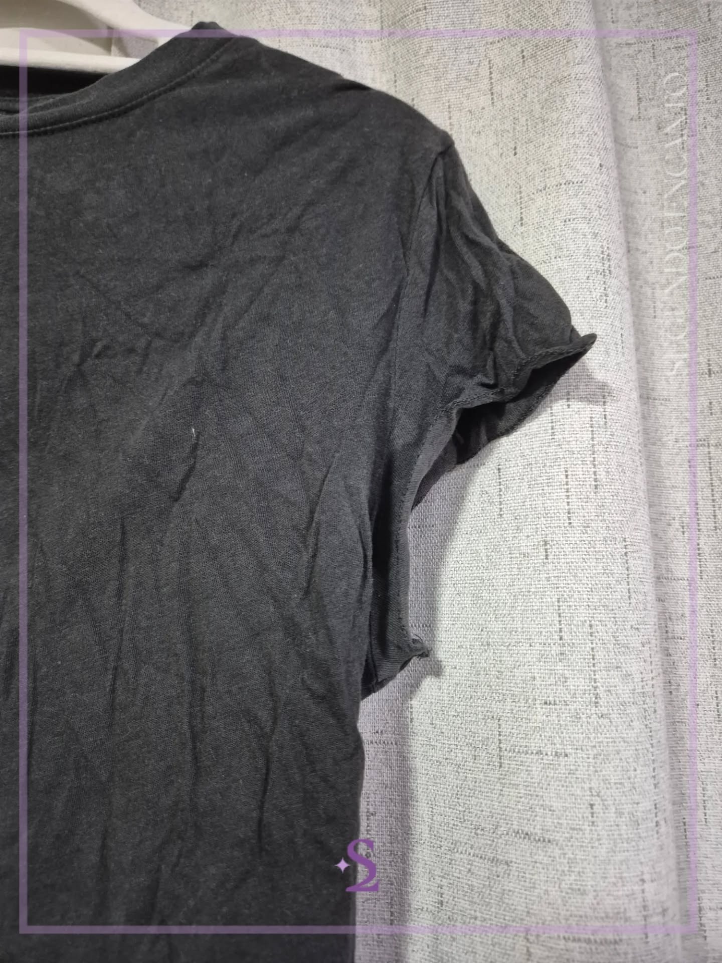 Crop top color gris oscuro M - Image 2