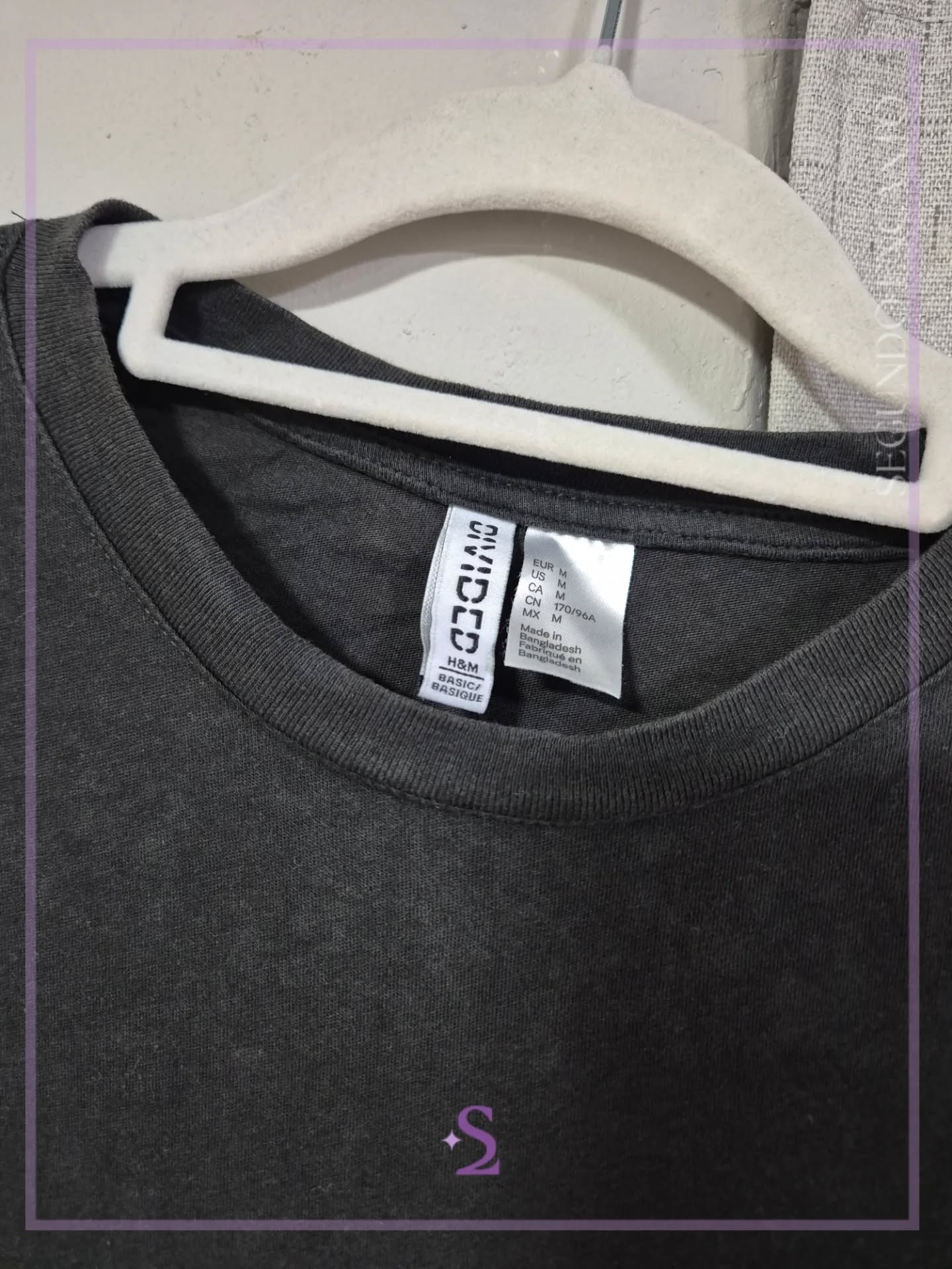 Crop top color gris oscuro M - Image 3
