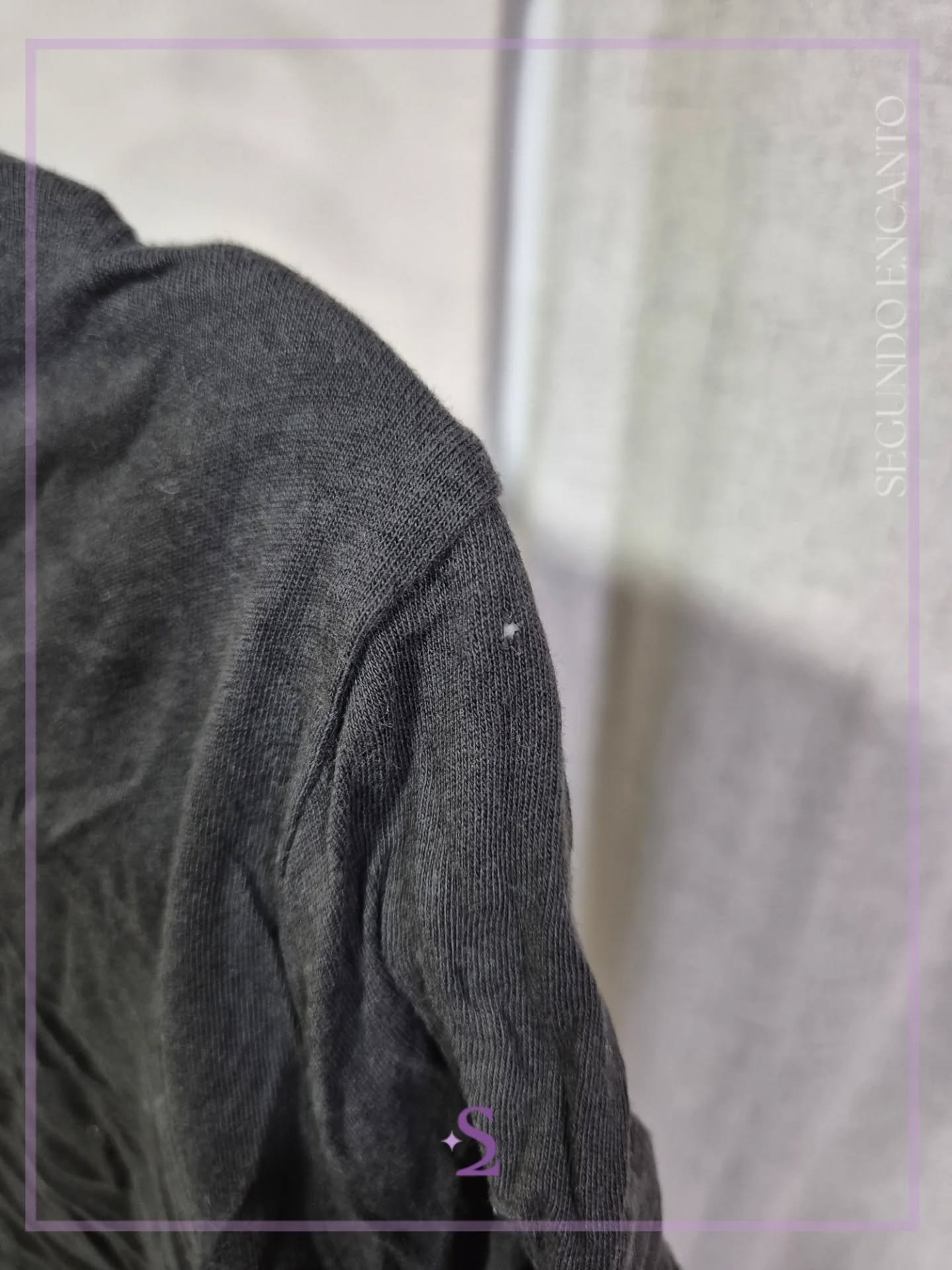 Crop top color gris oscuro M - Image 4
