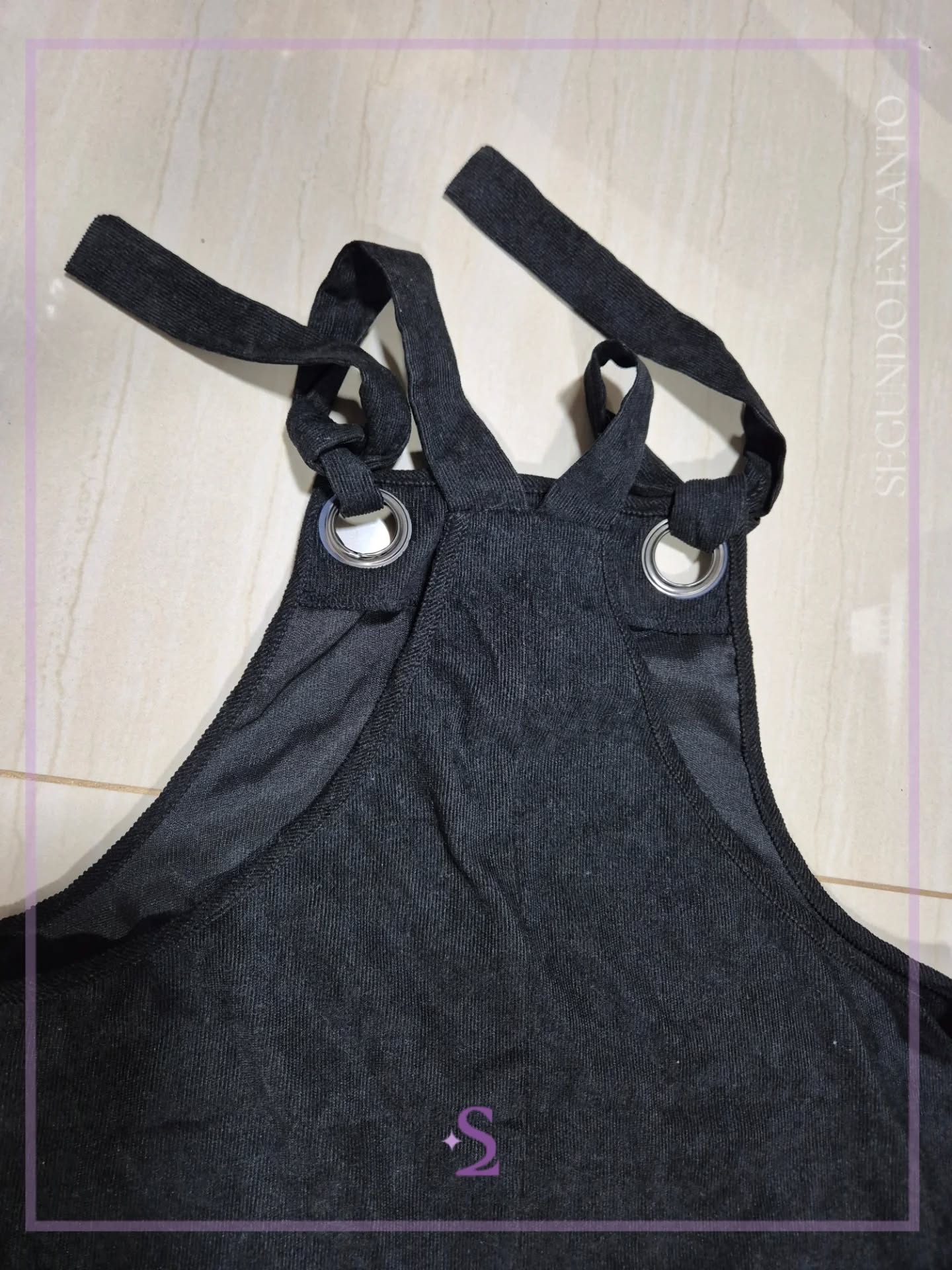 Vestido negro Overol L - Image 1