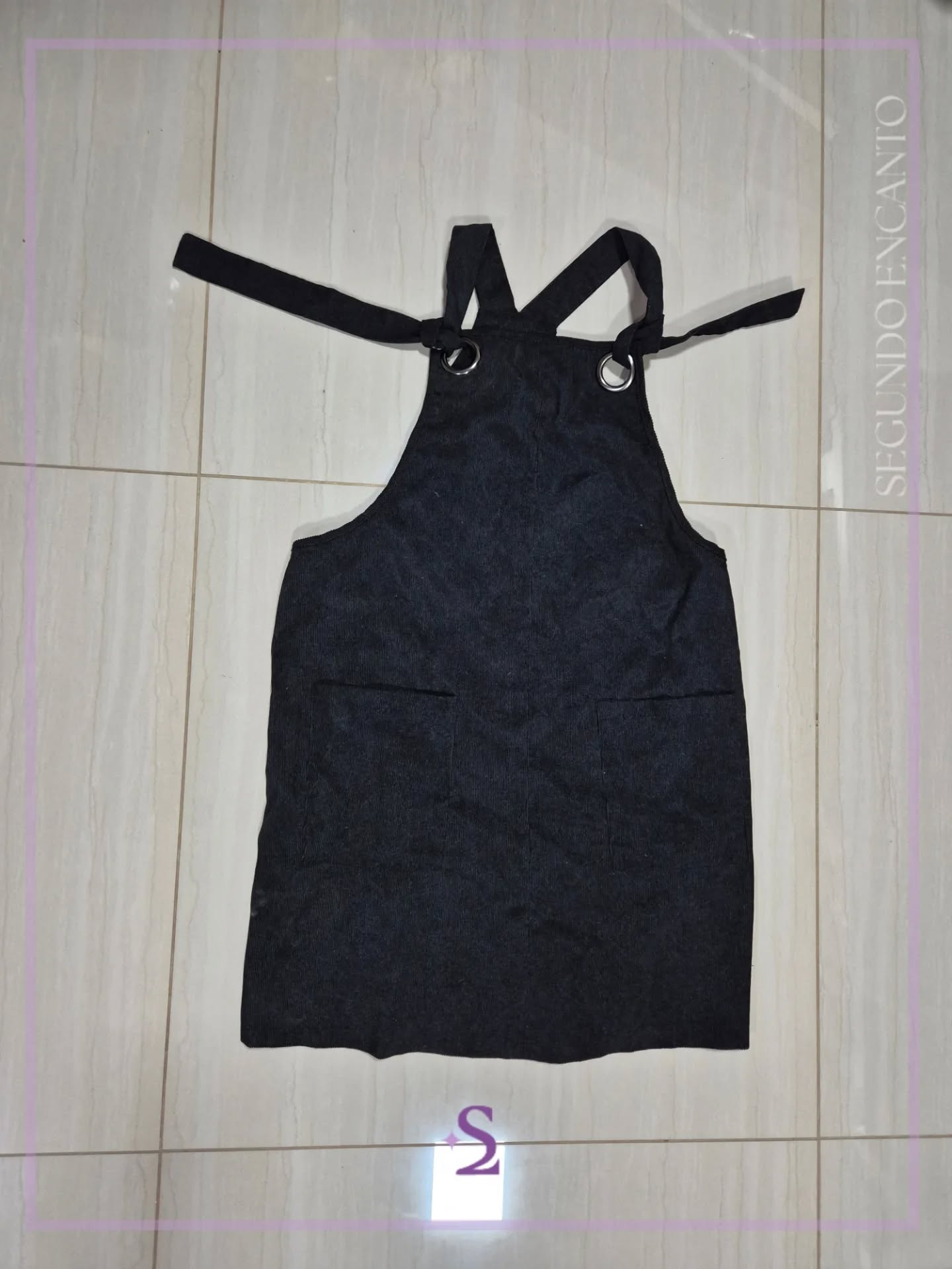 Vestido negro Overol L - Image 4