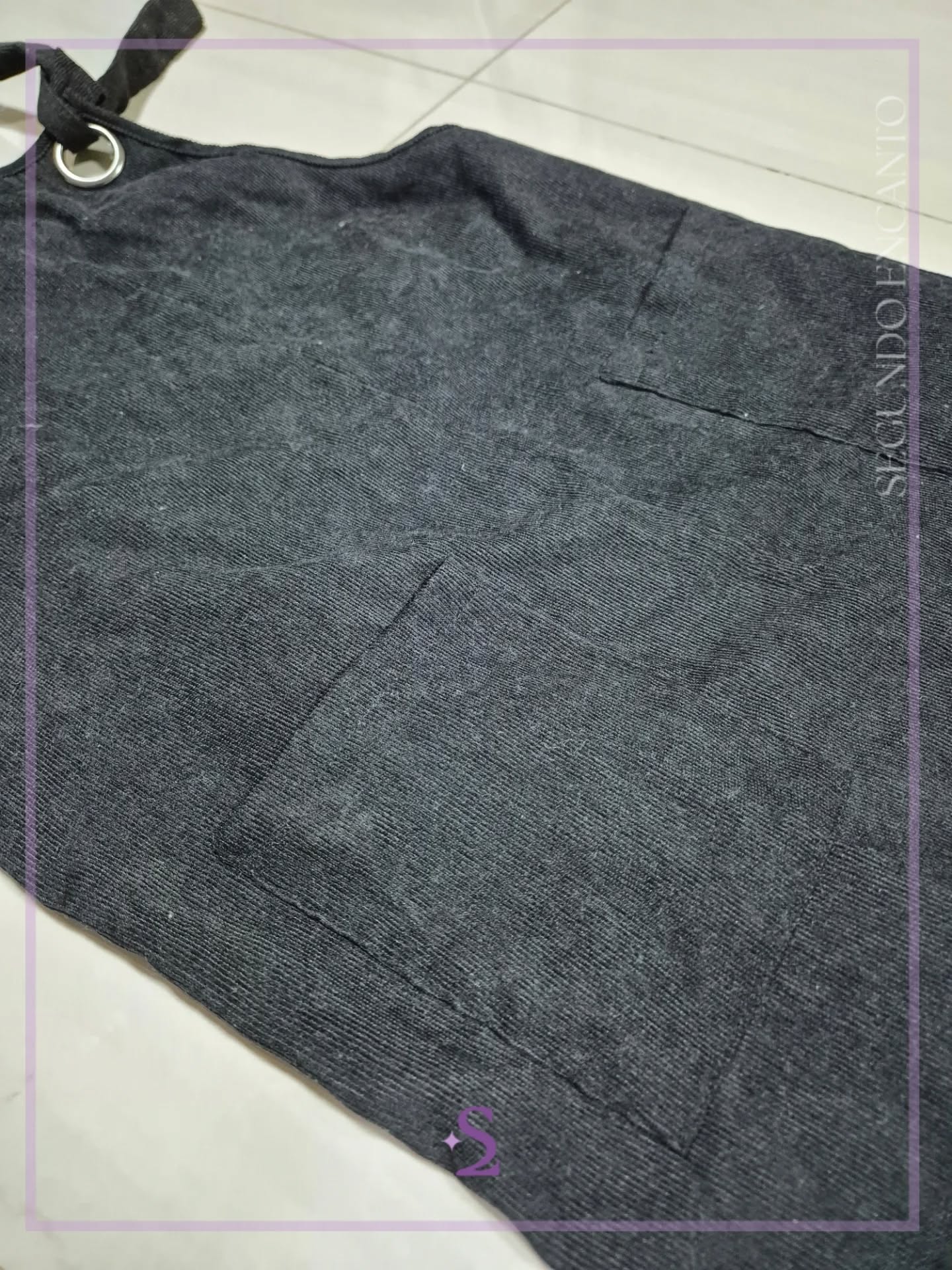 Vestido negro Overol L - Image 5