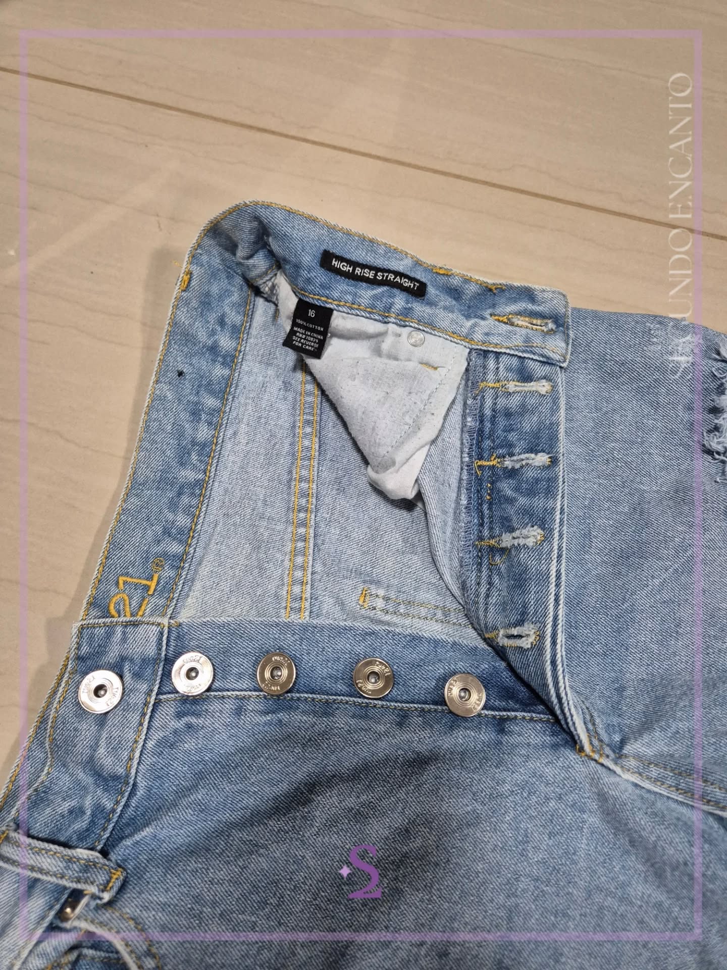 High rise straight jean 16 M - Image 4