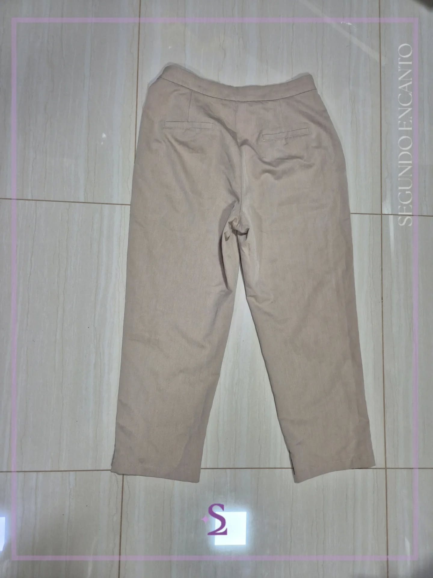 Pantalon beige casual M/L - Image 3