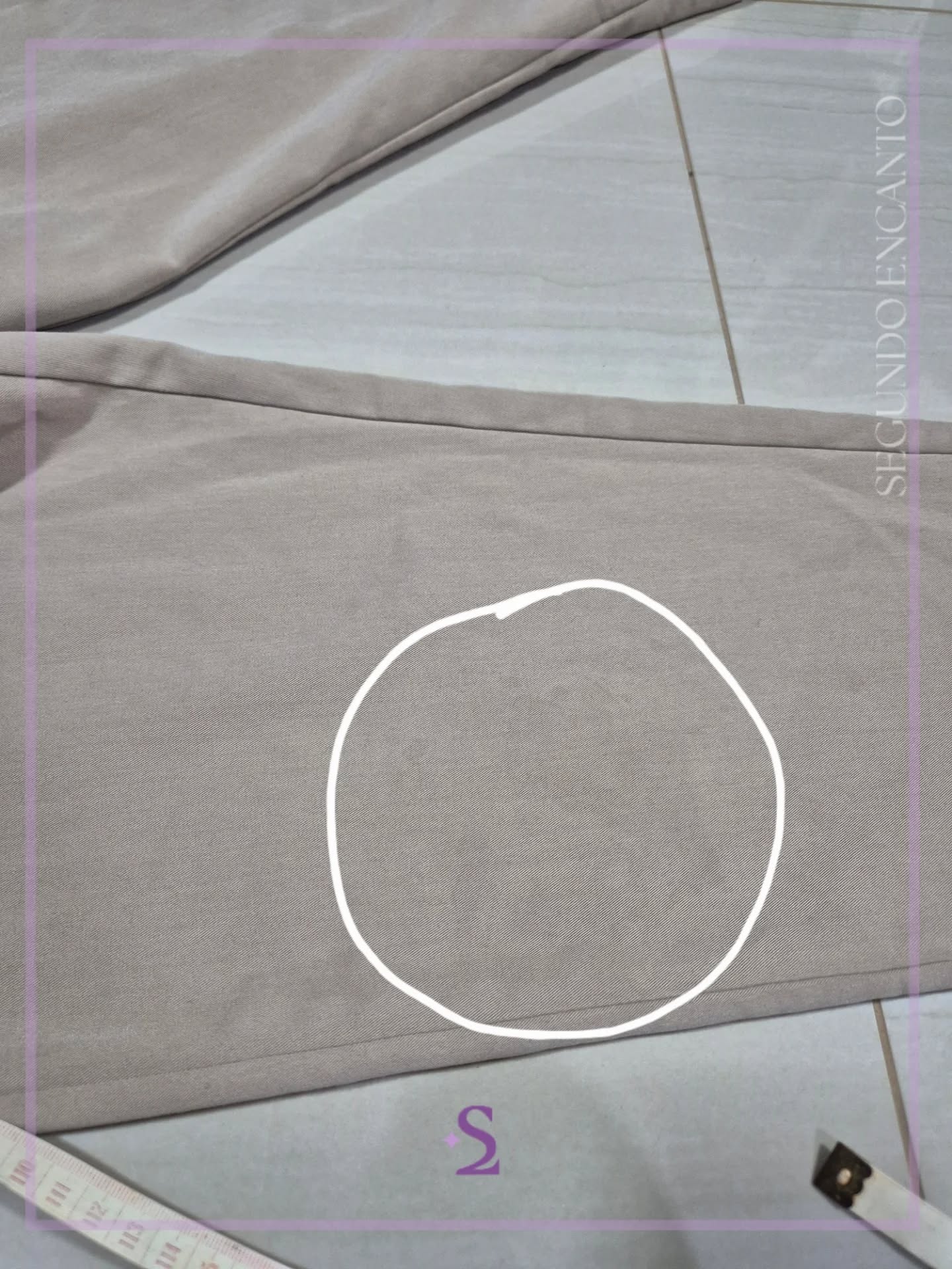 Pantalon beige casual M/L - Image 4