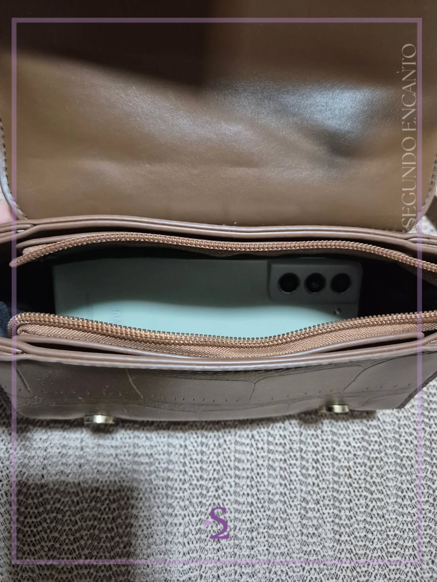 Mini cartera café - Image 2