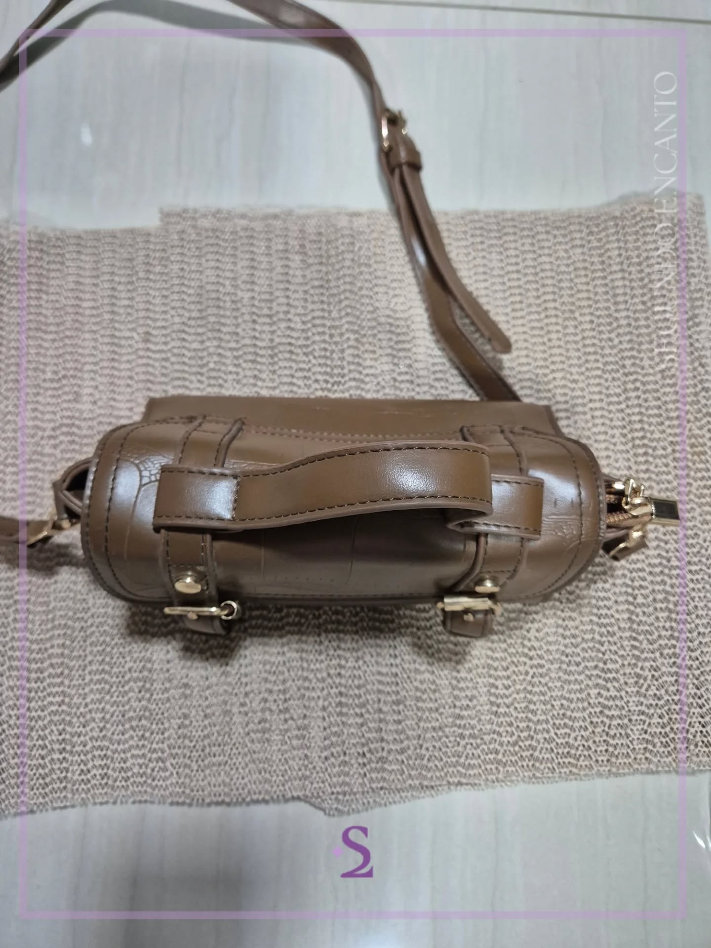 Mini cartera café - Image 5