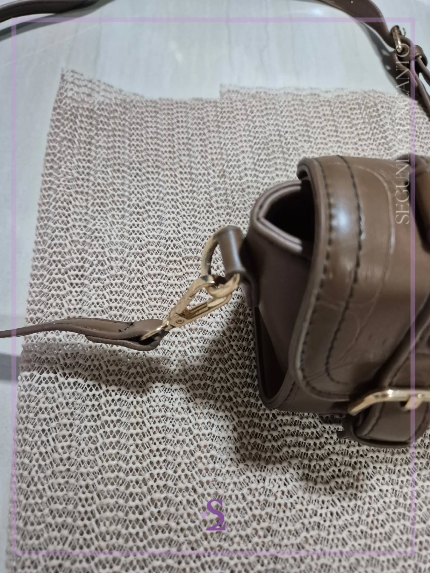 Mini cartera café - Image 6