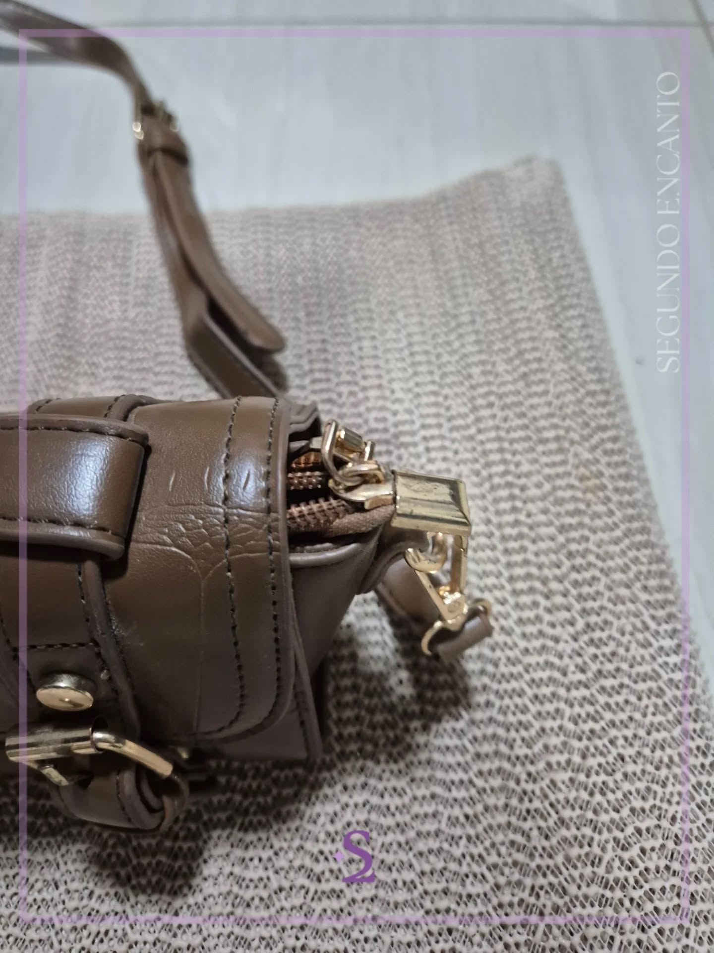 Mini cartera café - Image 8