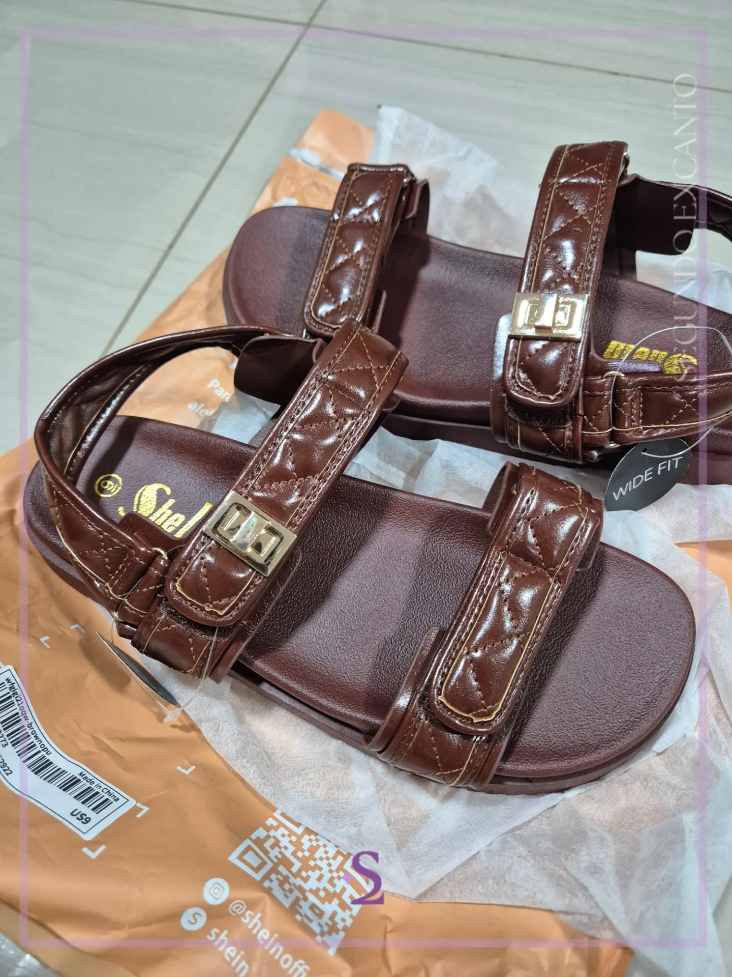 Sandalias marrones nuevas US9 - Image 1