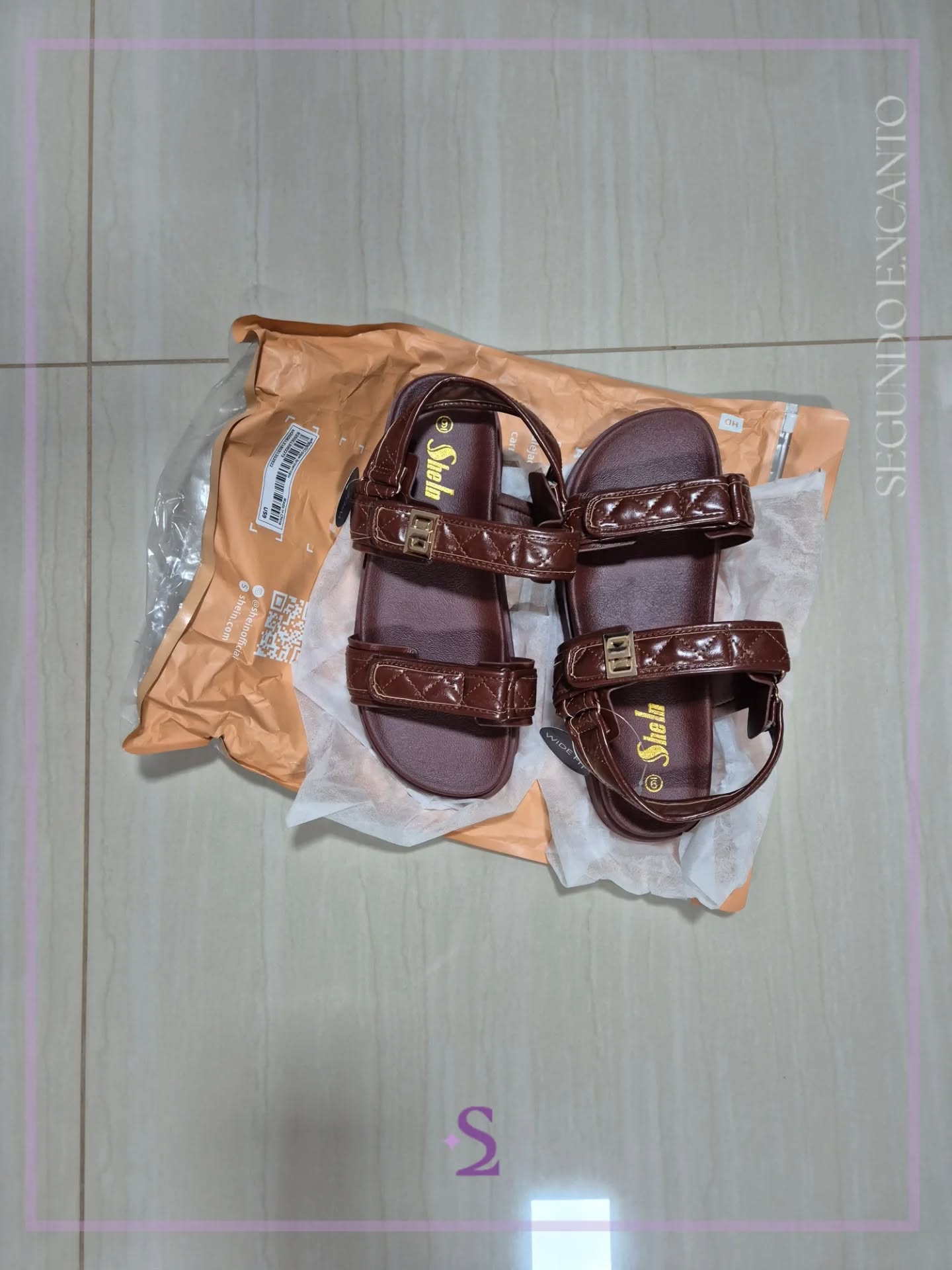 Sandalias marrones nuevas US9 - Image 2