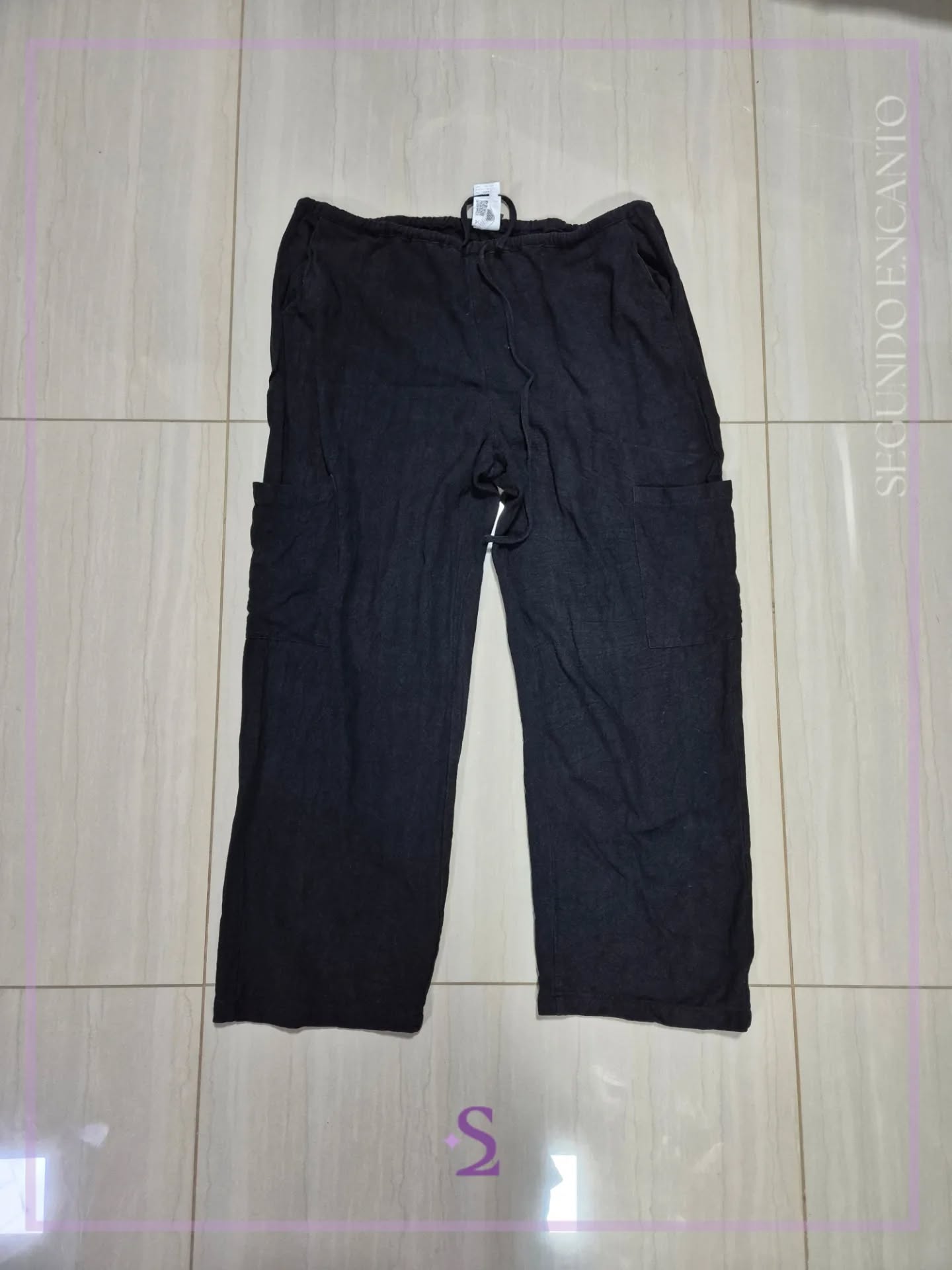 Pantalon casual bolsillos cargo L - Image 1