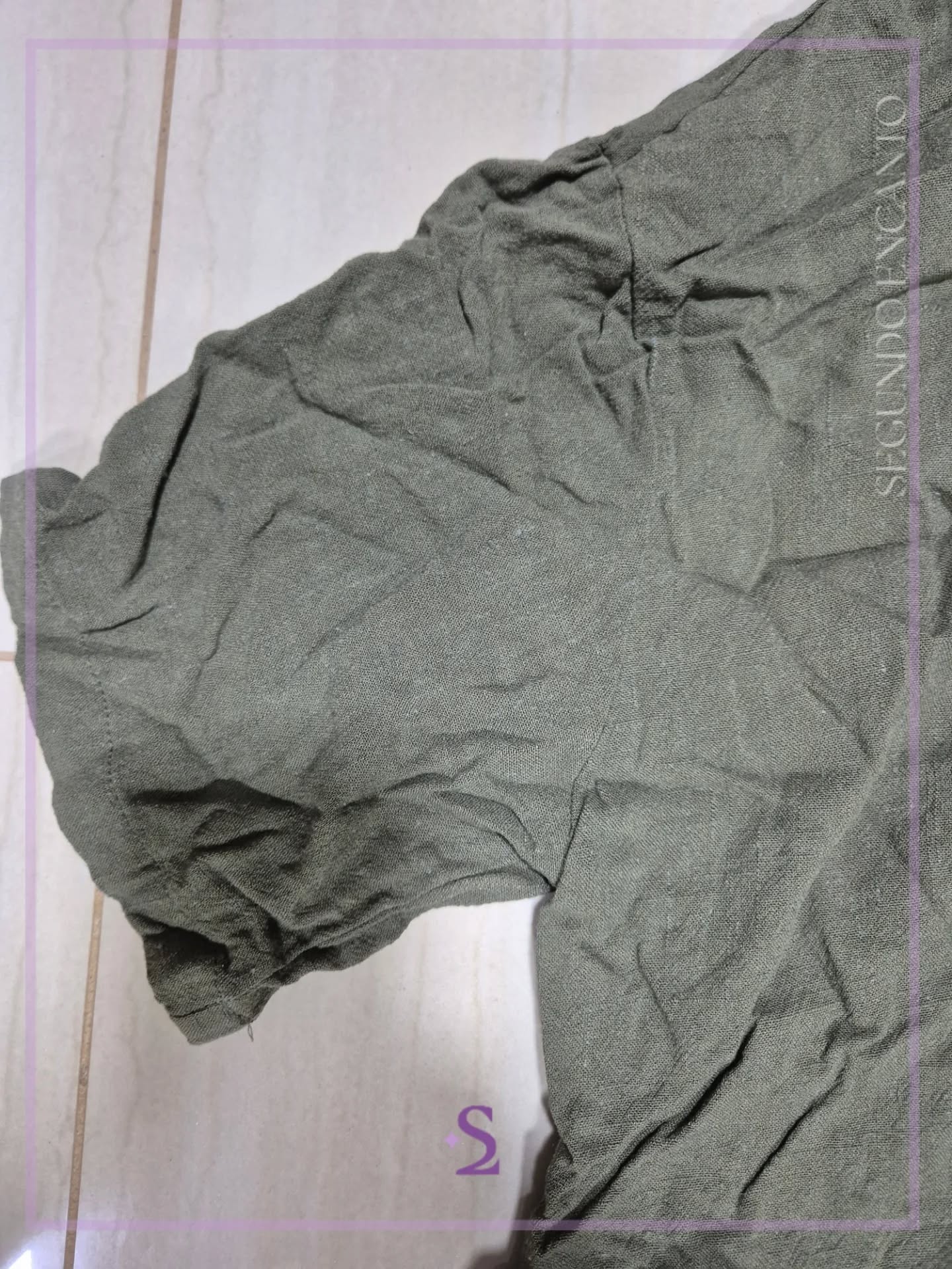 Conjunto verde camisa y short M/L - Image 4