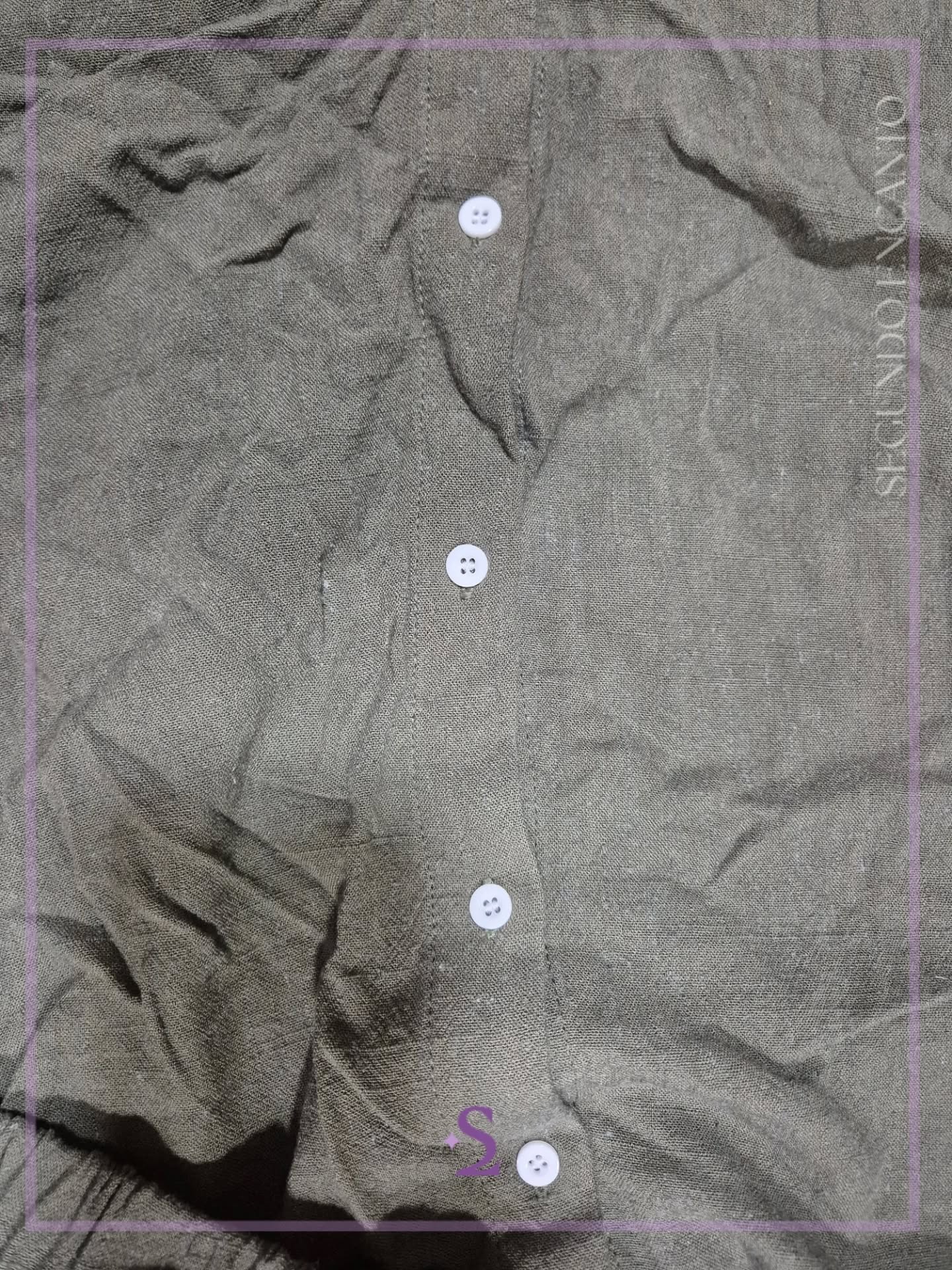 Conjunto verde camisa y short M/L - Image 7
