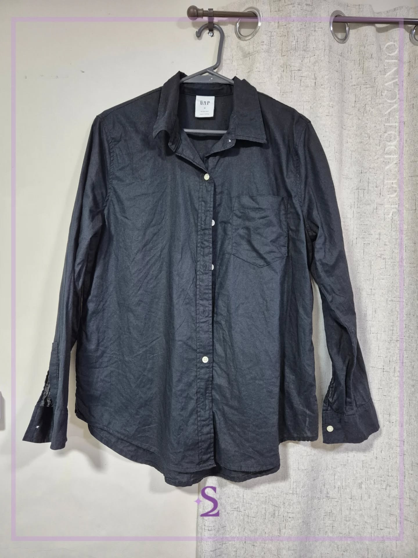 Camisa manga larga lino M/L - Image 1
