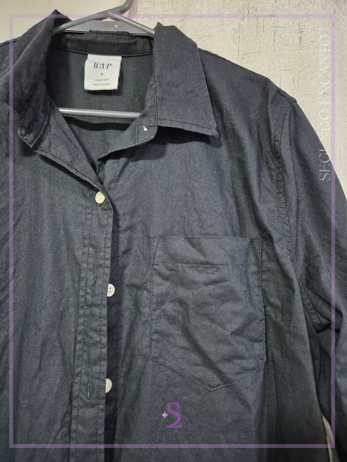 Camisa manga larga lino M/L - Image 6