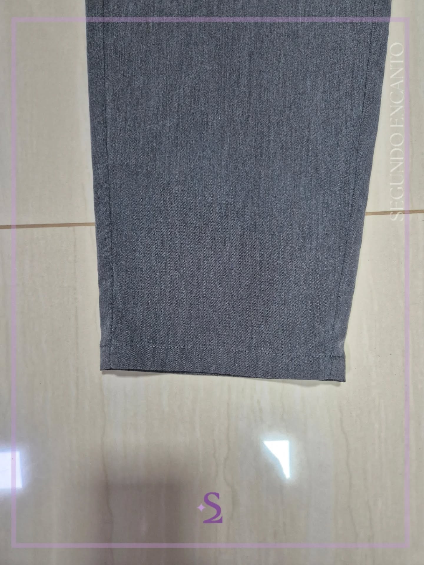 Pantalon gris formal L/M - Image 2