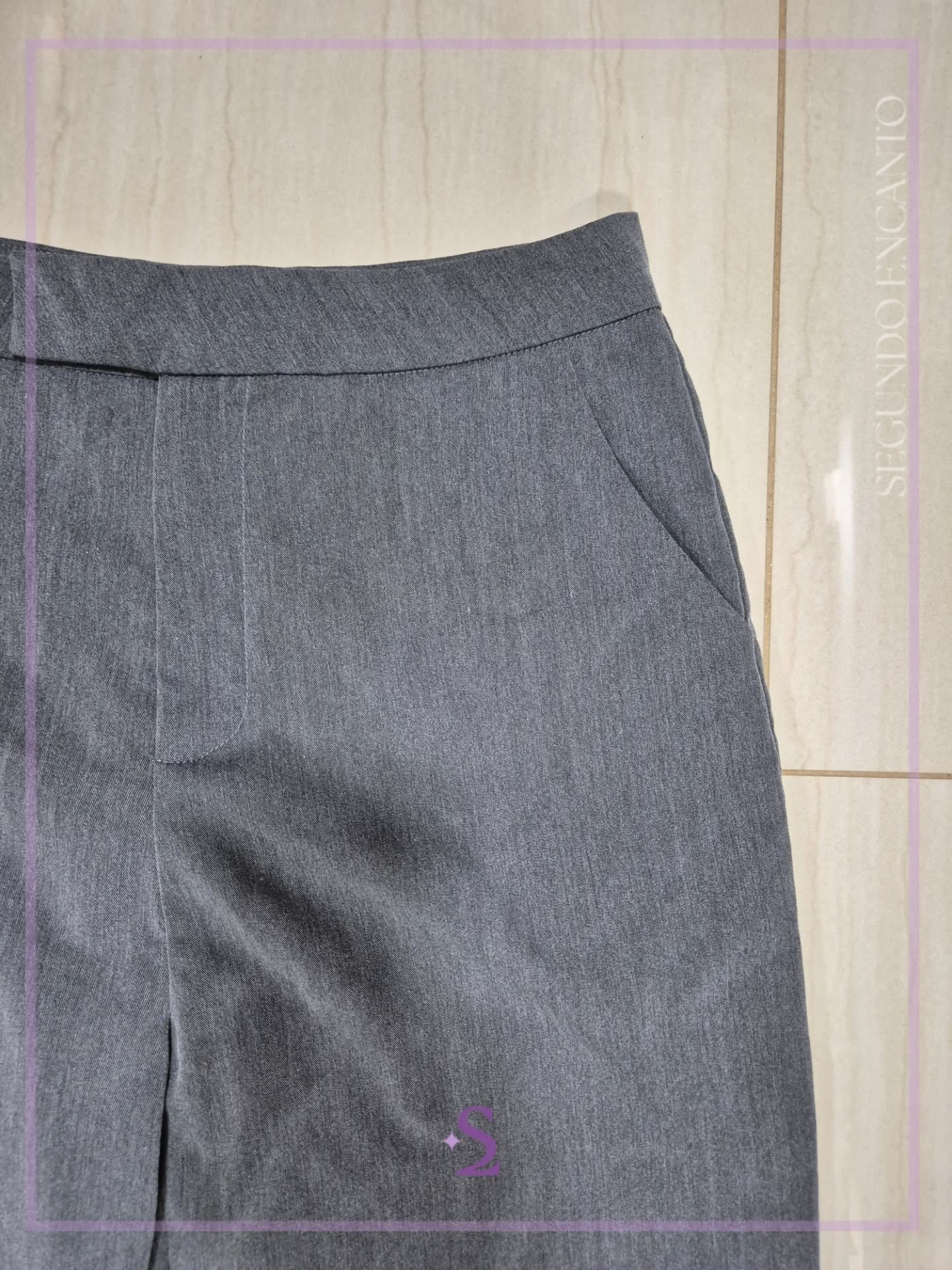 Pantalon gris formal L/M - Image 3