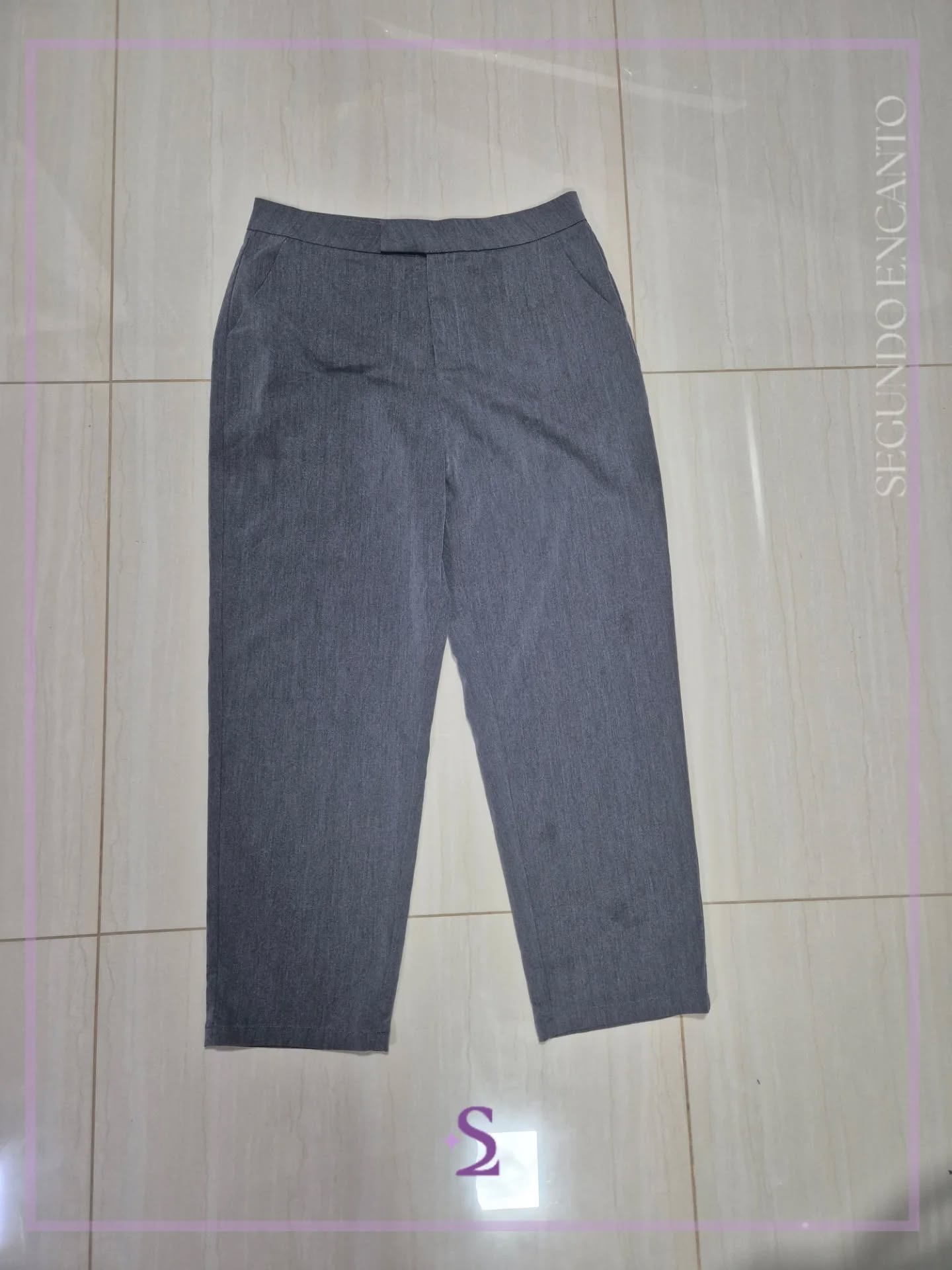 Pantalon gris formal L/M - Image 4