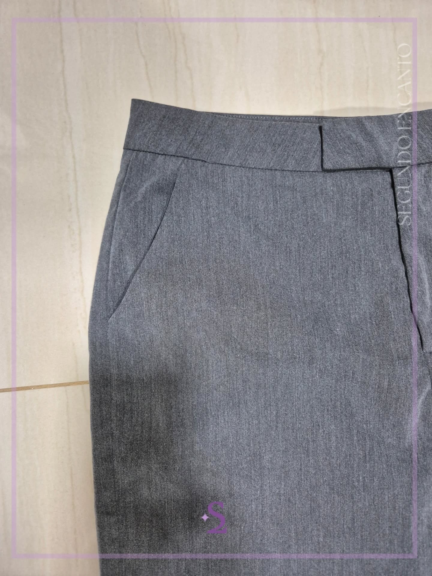 Pantalon gris formal L/M - Image 5
