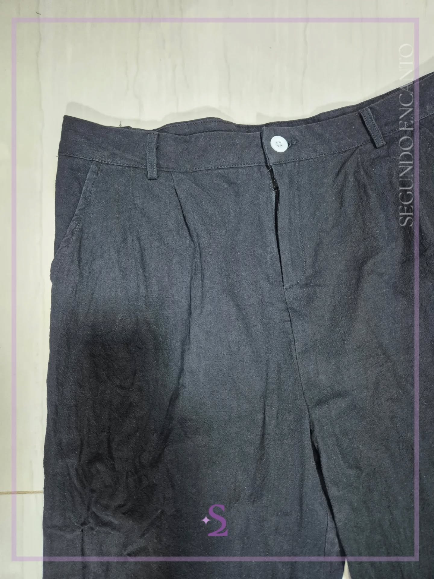 Conjunto chaleco y pantalon negro L/M - Image 4