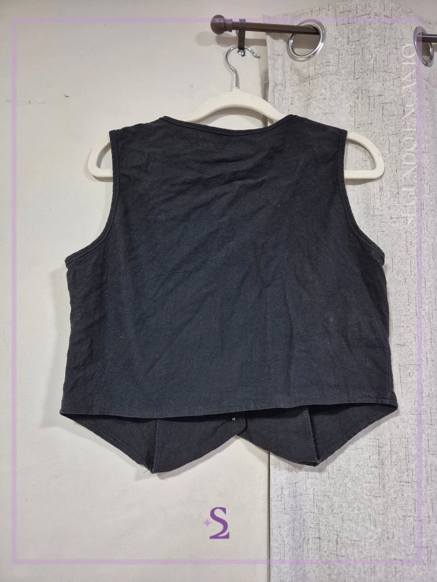 Conjunto chaleco y pantalon negro L/M - Image 7