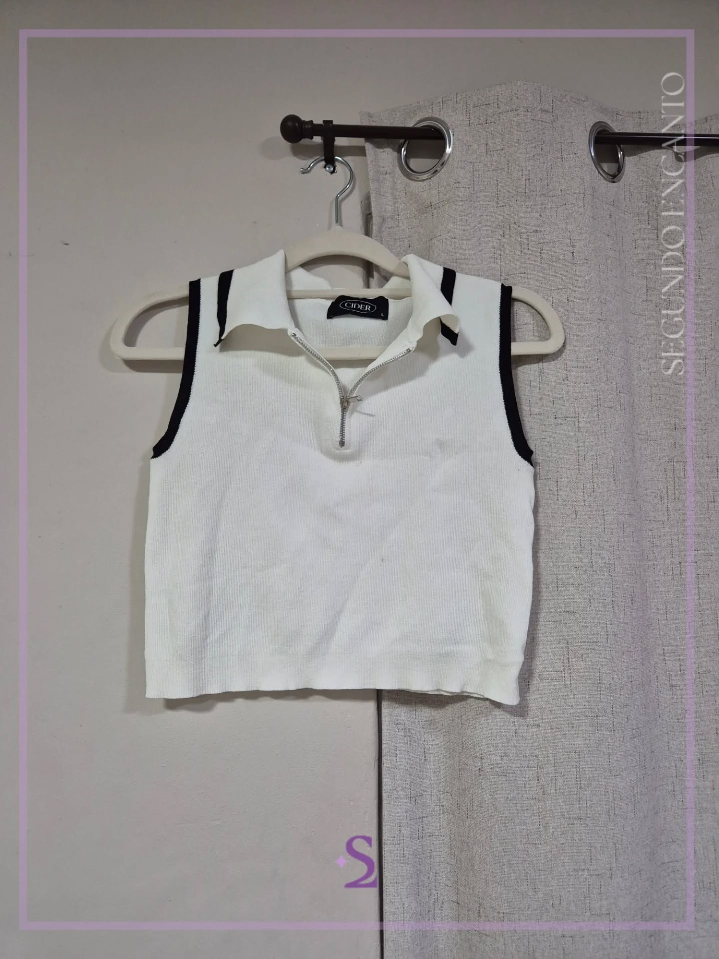 Top corto de cuello M - Image 5