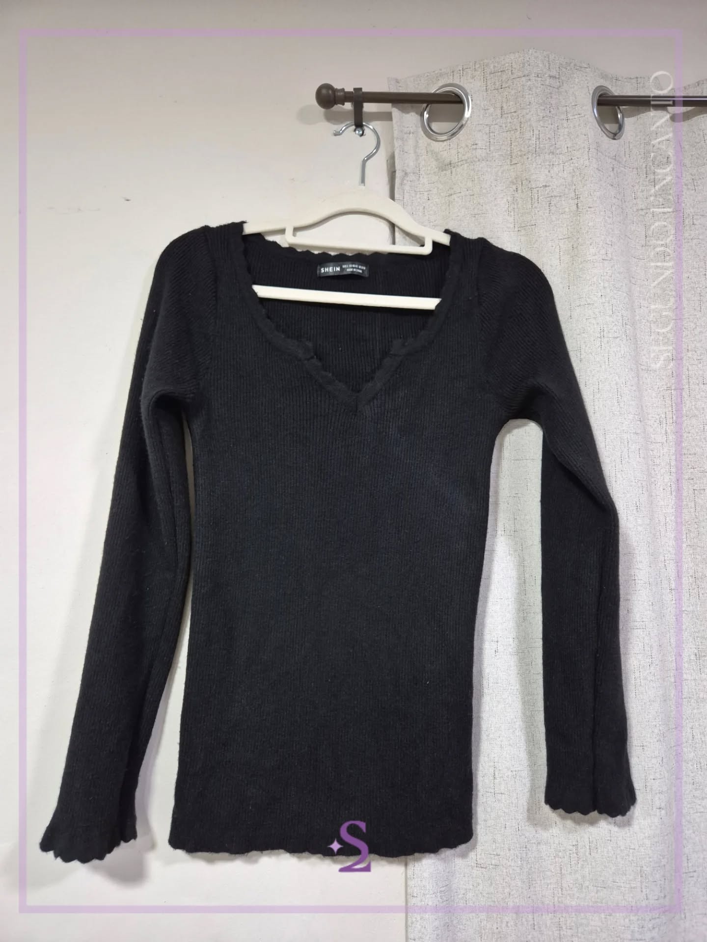 Blusa manga larga tejida L - Image 1