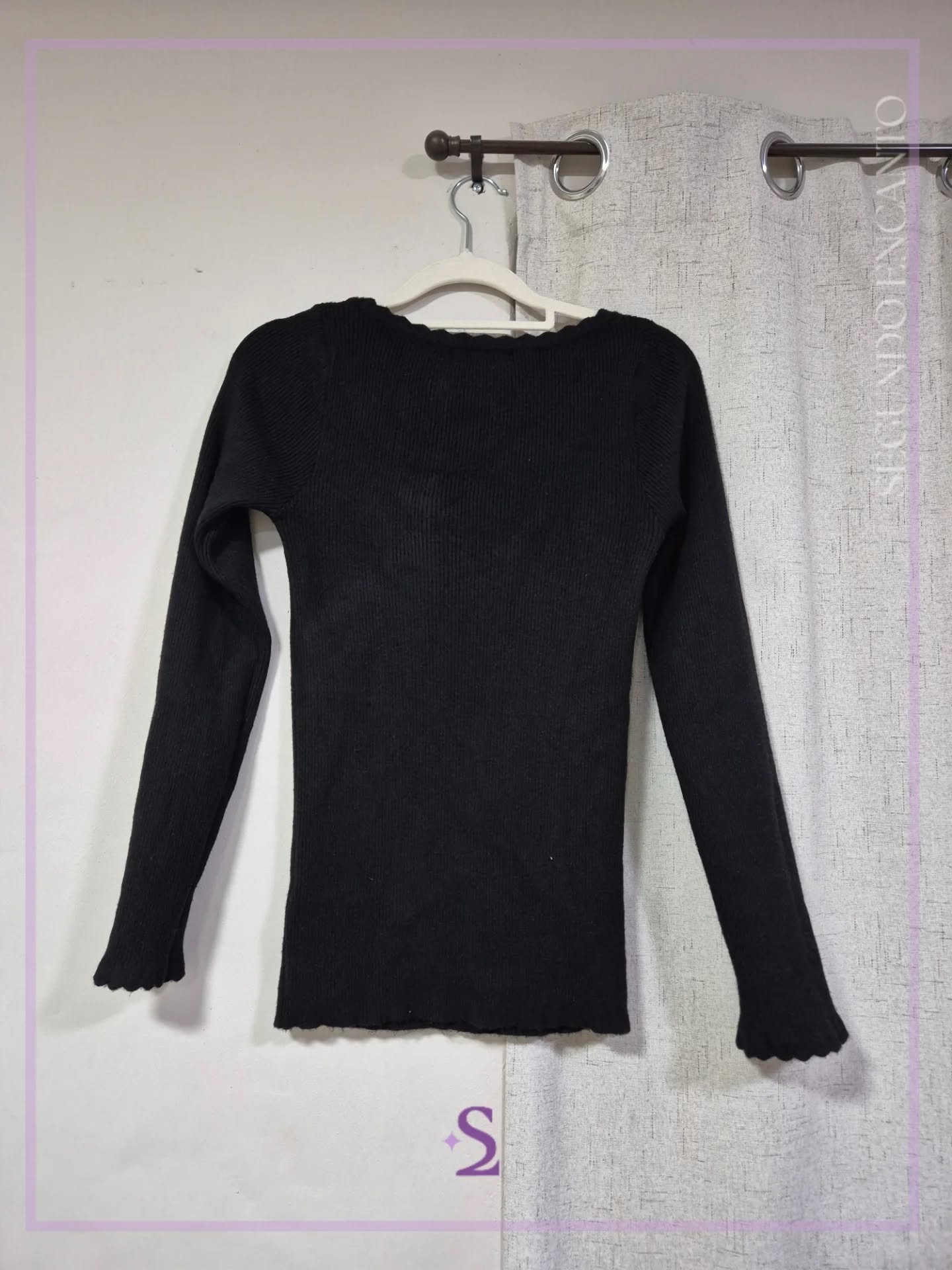 Blusa manga larga tejida L - Image 7