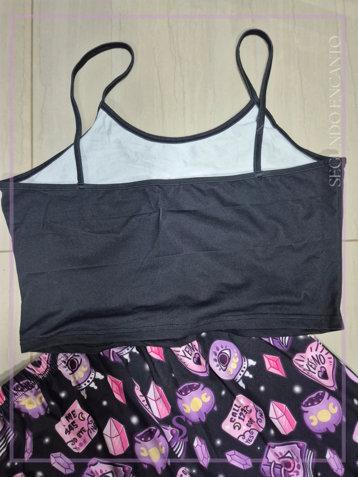 Conjunto pijama top y pantalon L - Image 6