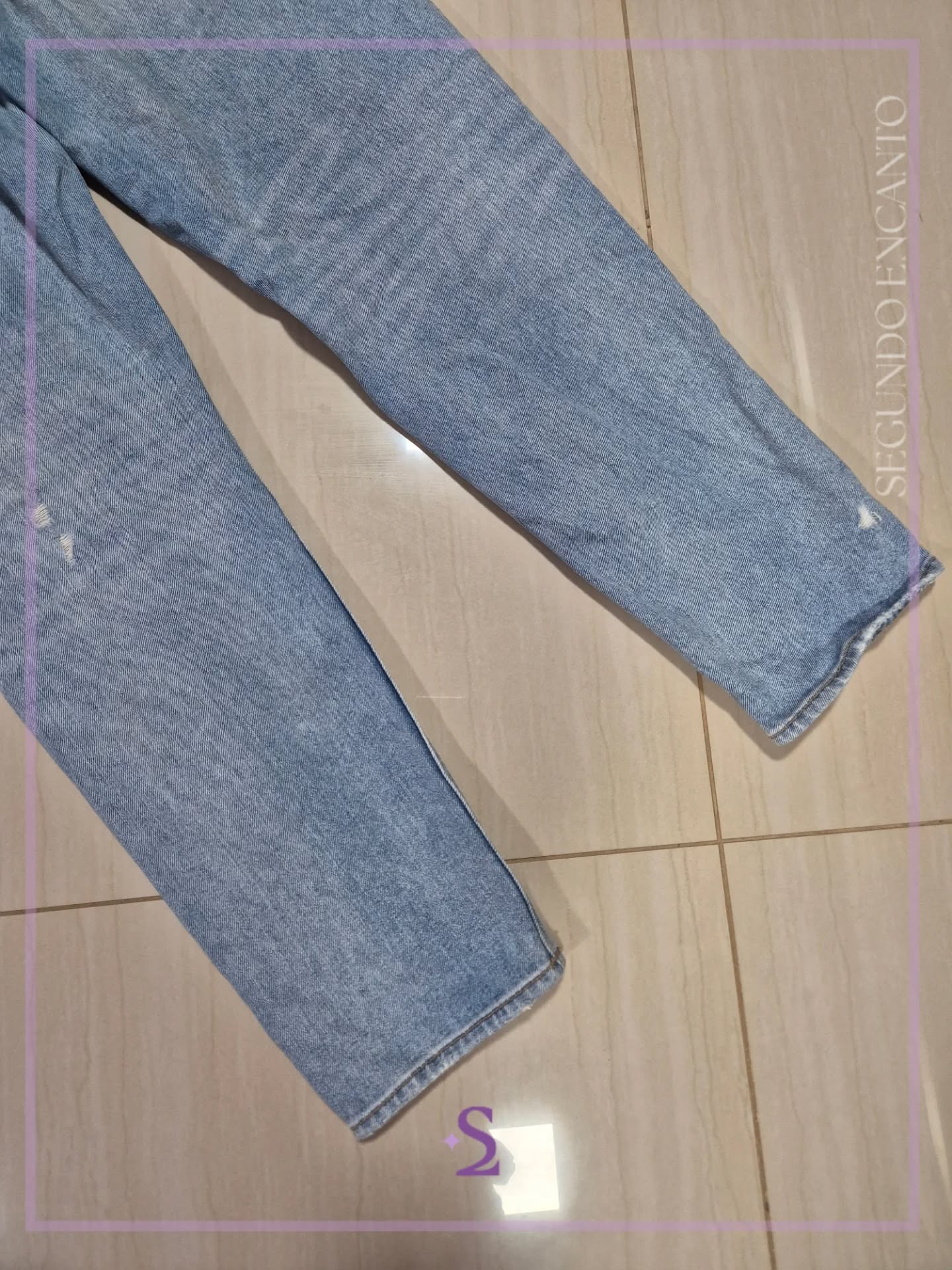 Mom jeans roto talla 8 M/L - Image 7