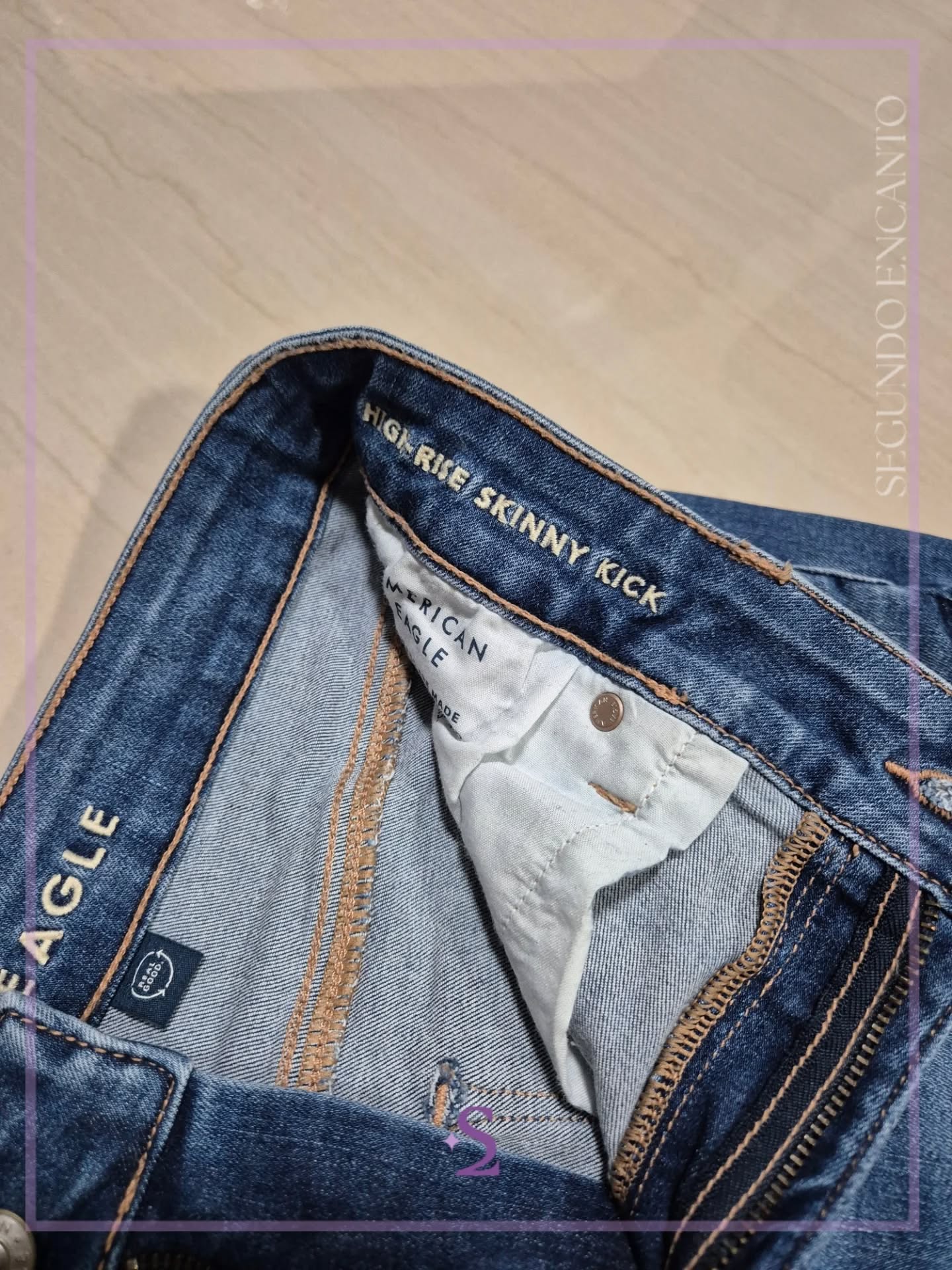 High rise skinny kick American Eagle Talla 10 M - Image 2