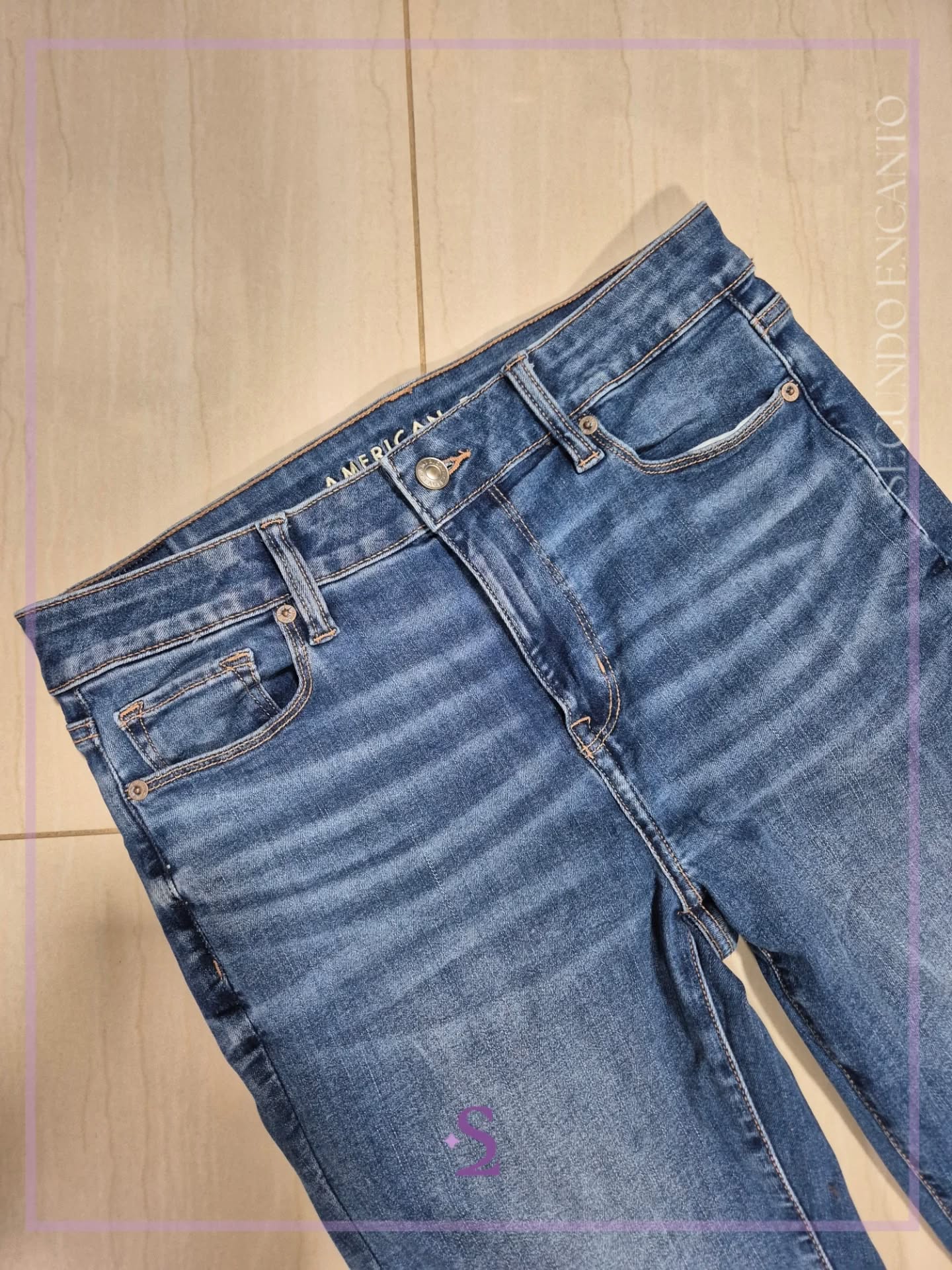 High rise skinny kick American Eagle Talla 10 M - Image 4