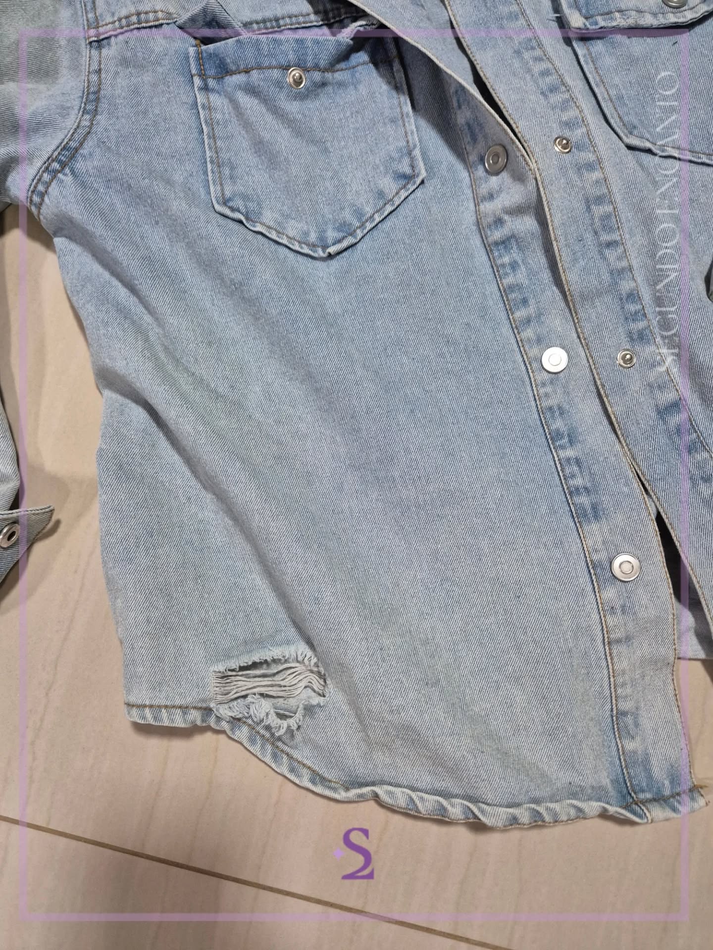 Denim Jacket L oversized - Image 2