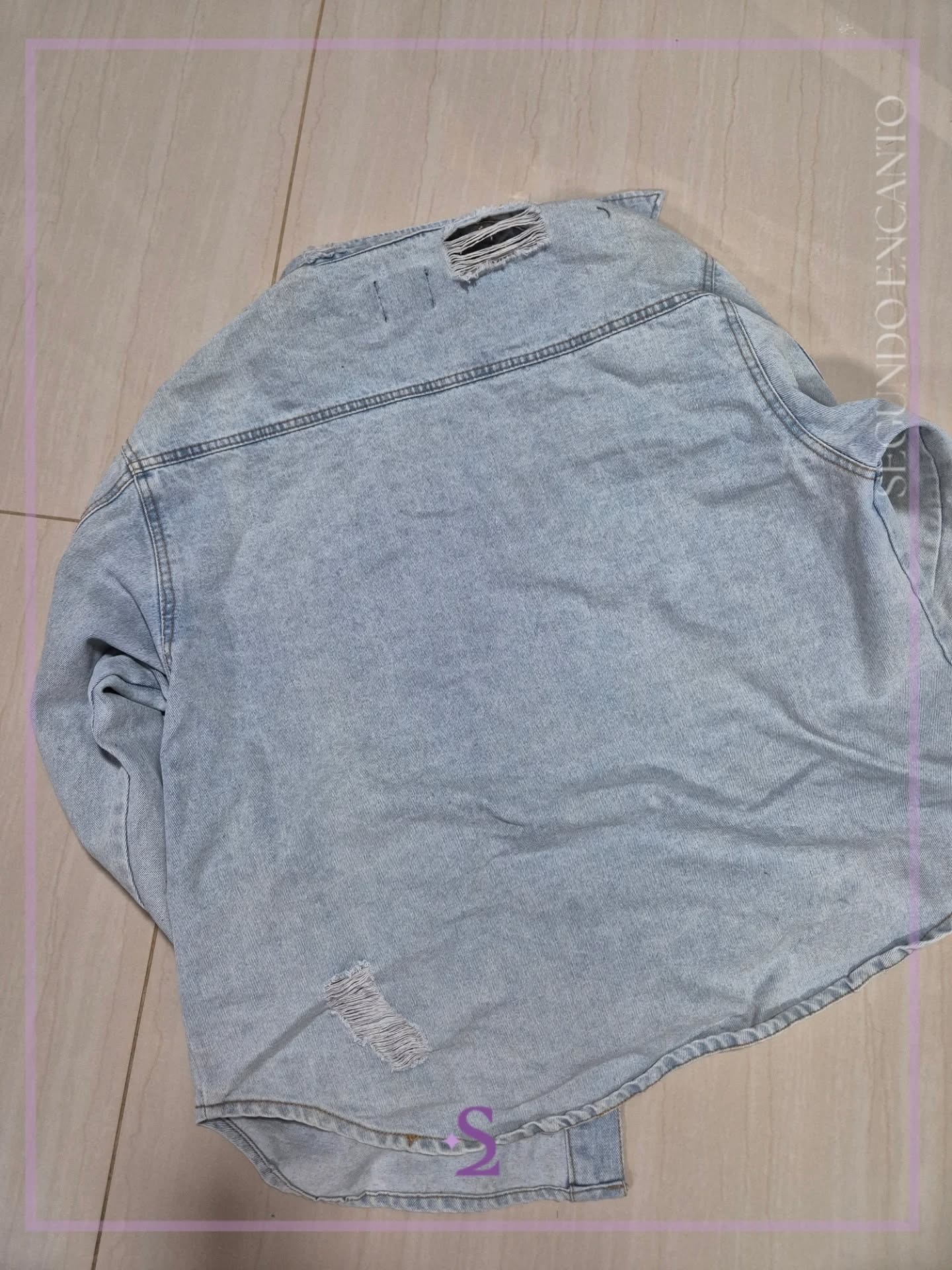 Denim Jacket L oversized - Image 3