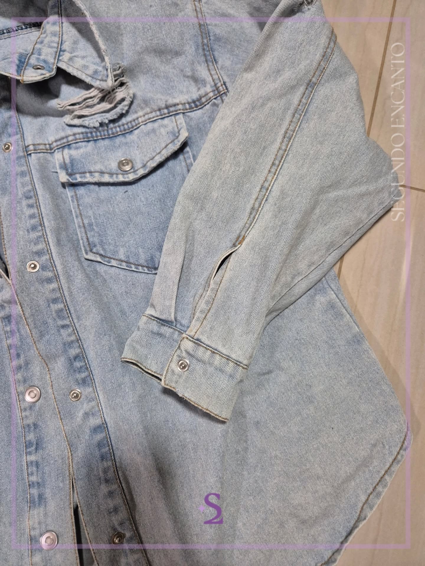Denim Jacket L oversized - Image 5