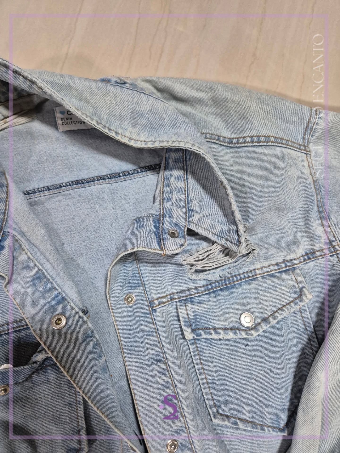 Denim Jacket L oversized - Image 7