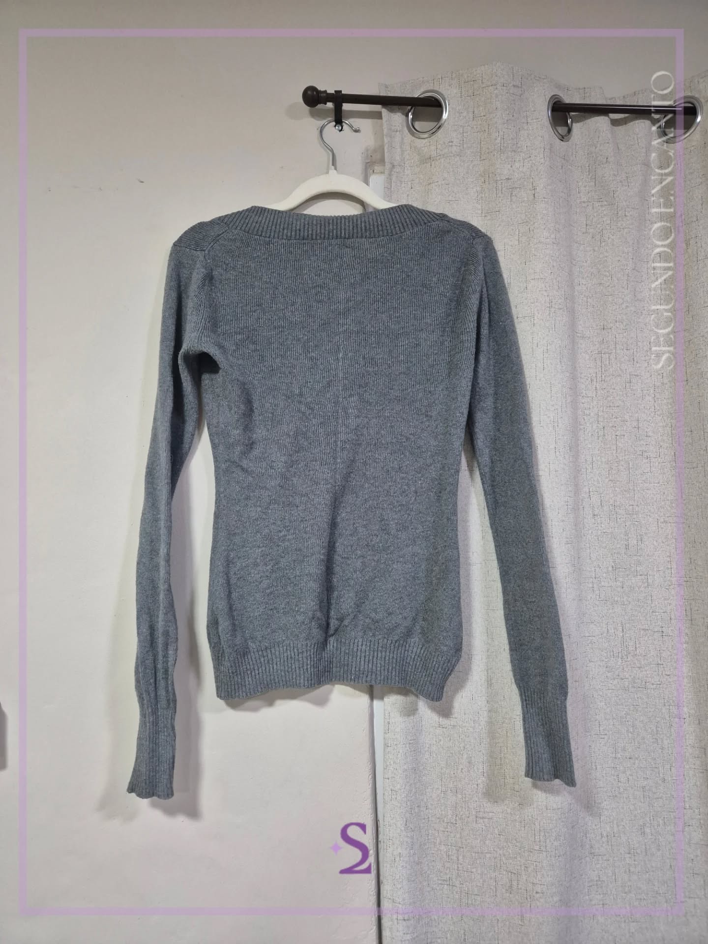 Sueter gris M - Image 7