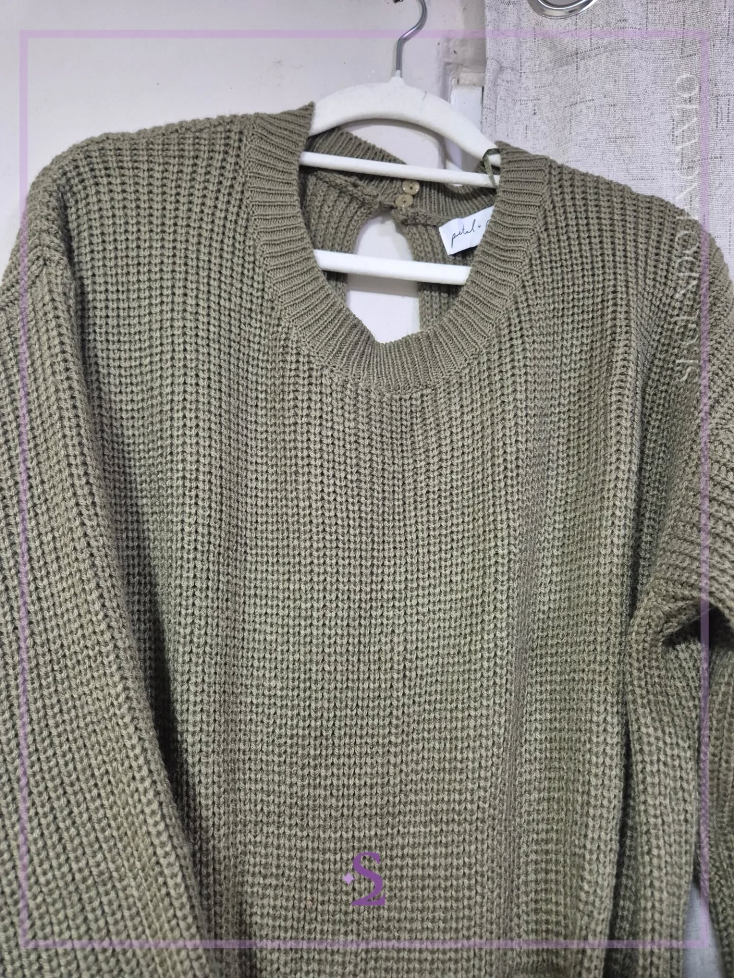 Romper verde tejido M/L grande - Image 2