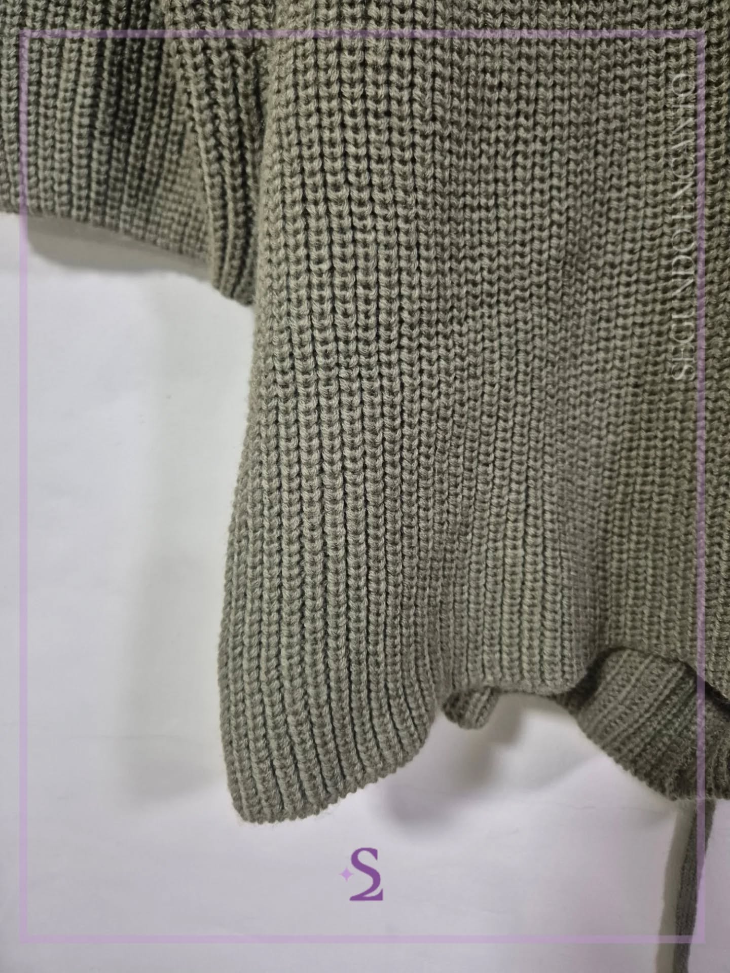 Romper verde tejido M/L grande - Image 3