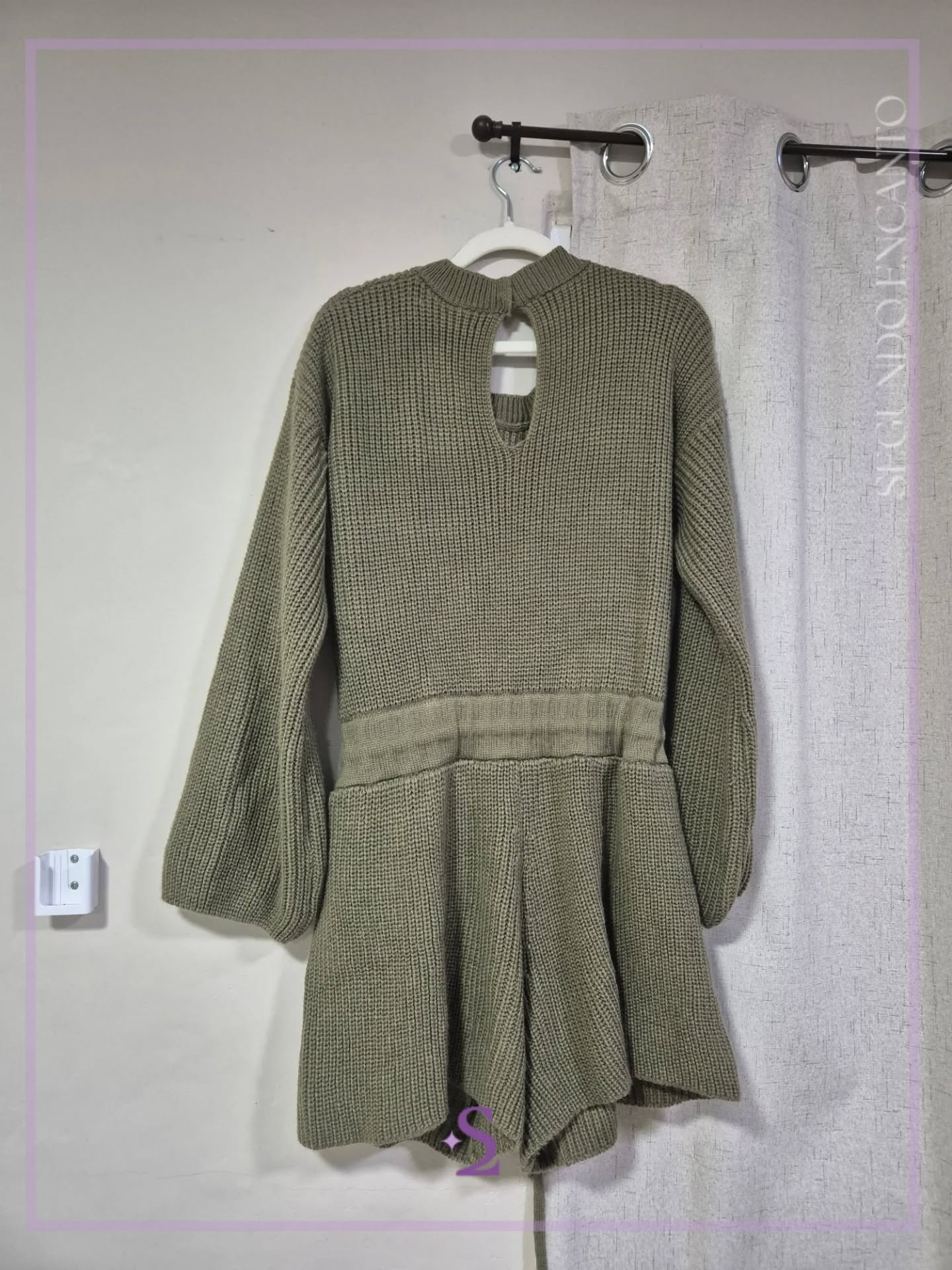 Romper verde tejido M/L grande - Image 6