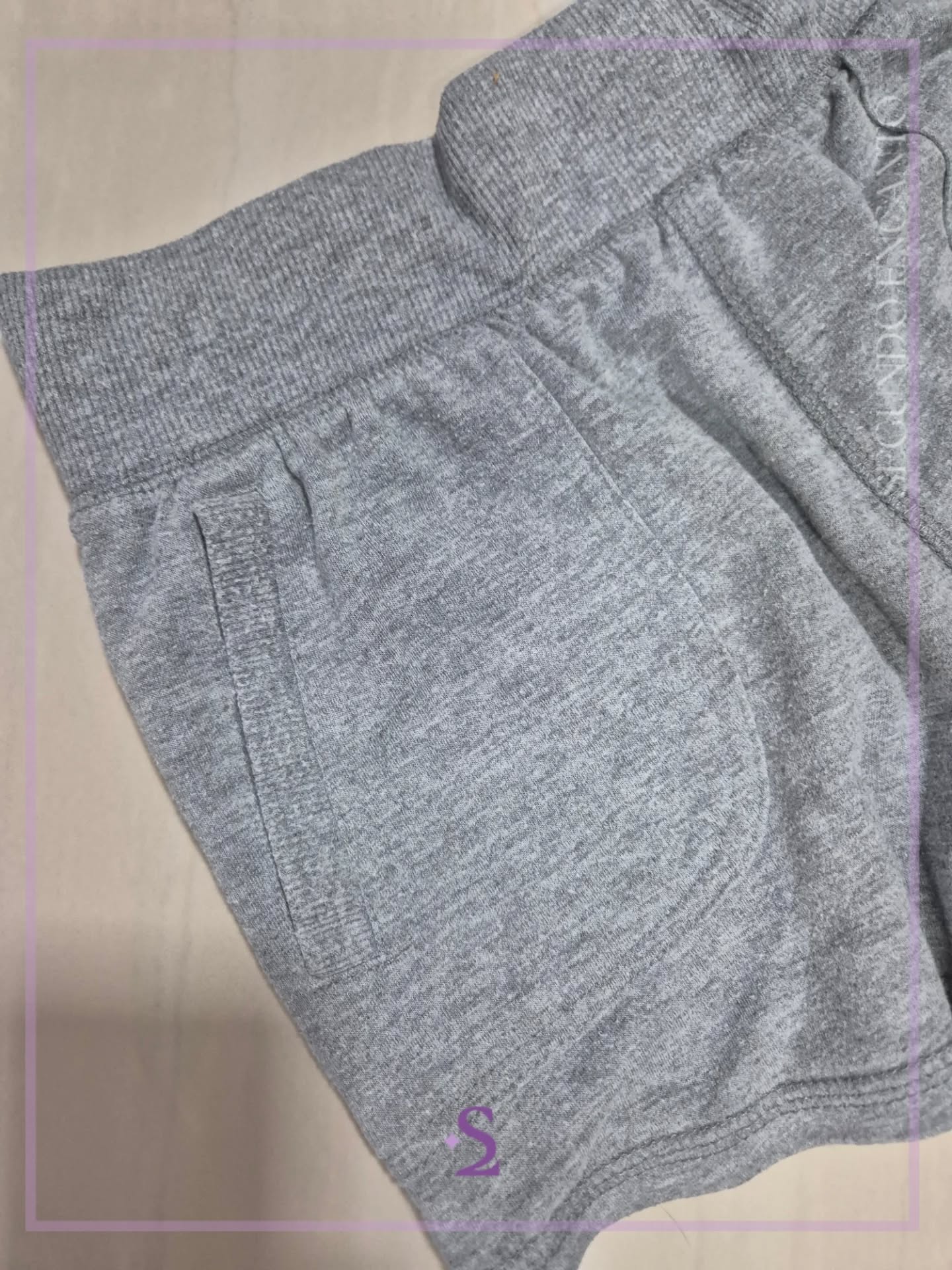Short gris de algodon M - Image 6
