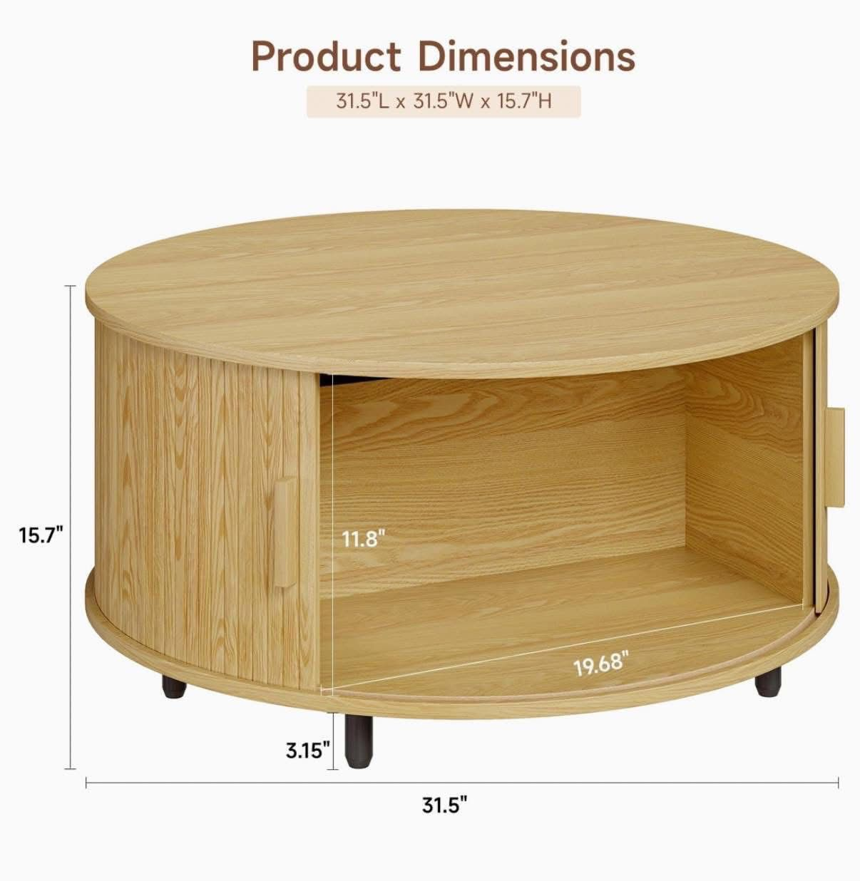 Mesa de centro estilo moderno - Image 2