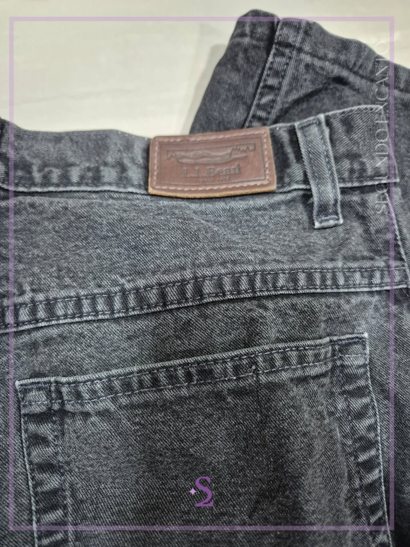 Jeans oscuros talla L - Image 2