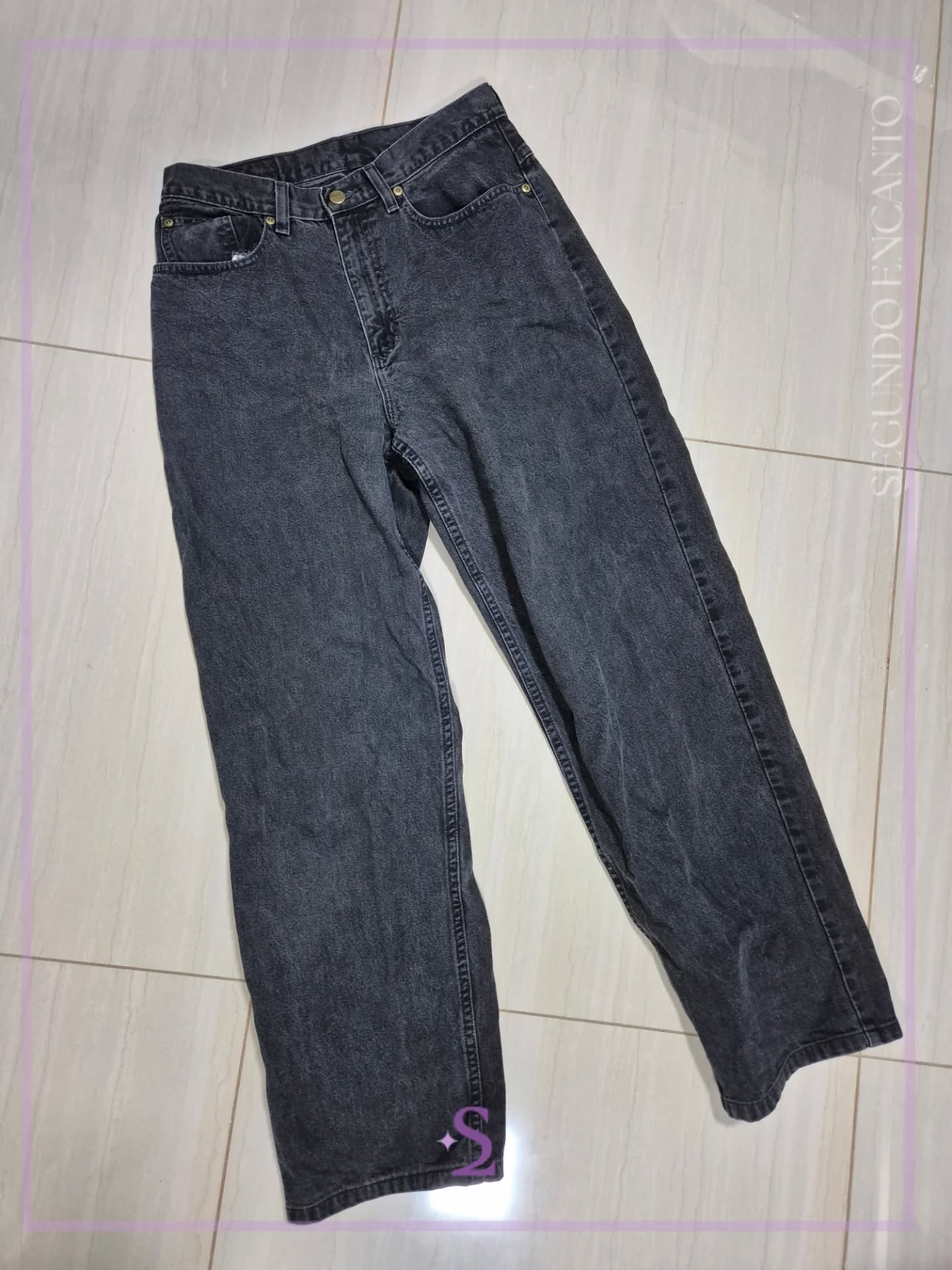 Jeans oscuros talla L - Image 1