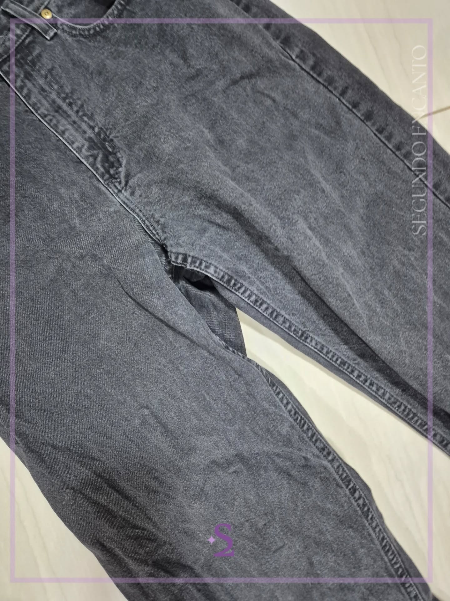 Jeans oscuros talla L - Image 4